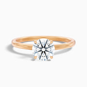 Alanna Round Solitaire Moissanite Ring