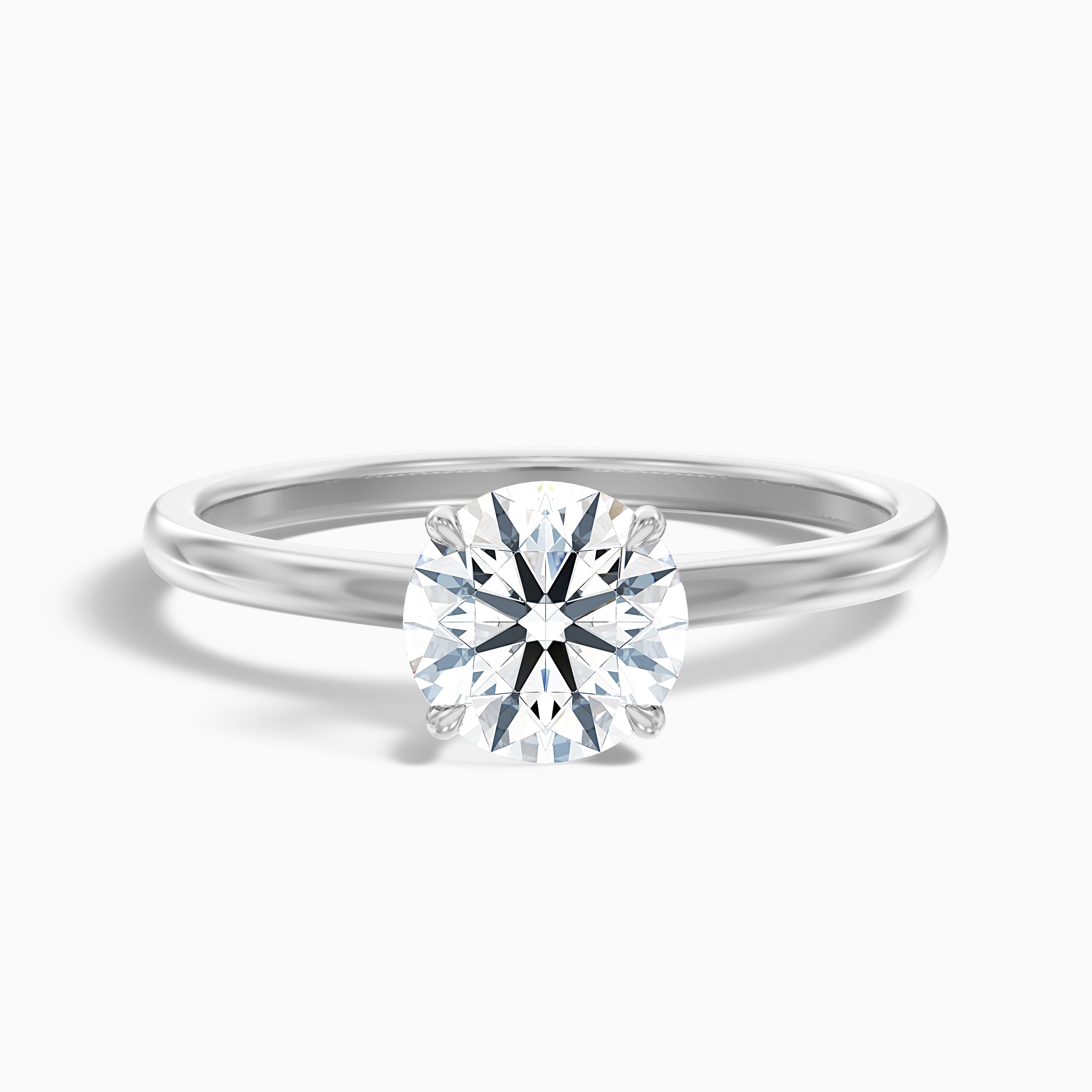 Alanna Round Solitaire Lab Grown Diamond Ring
