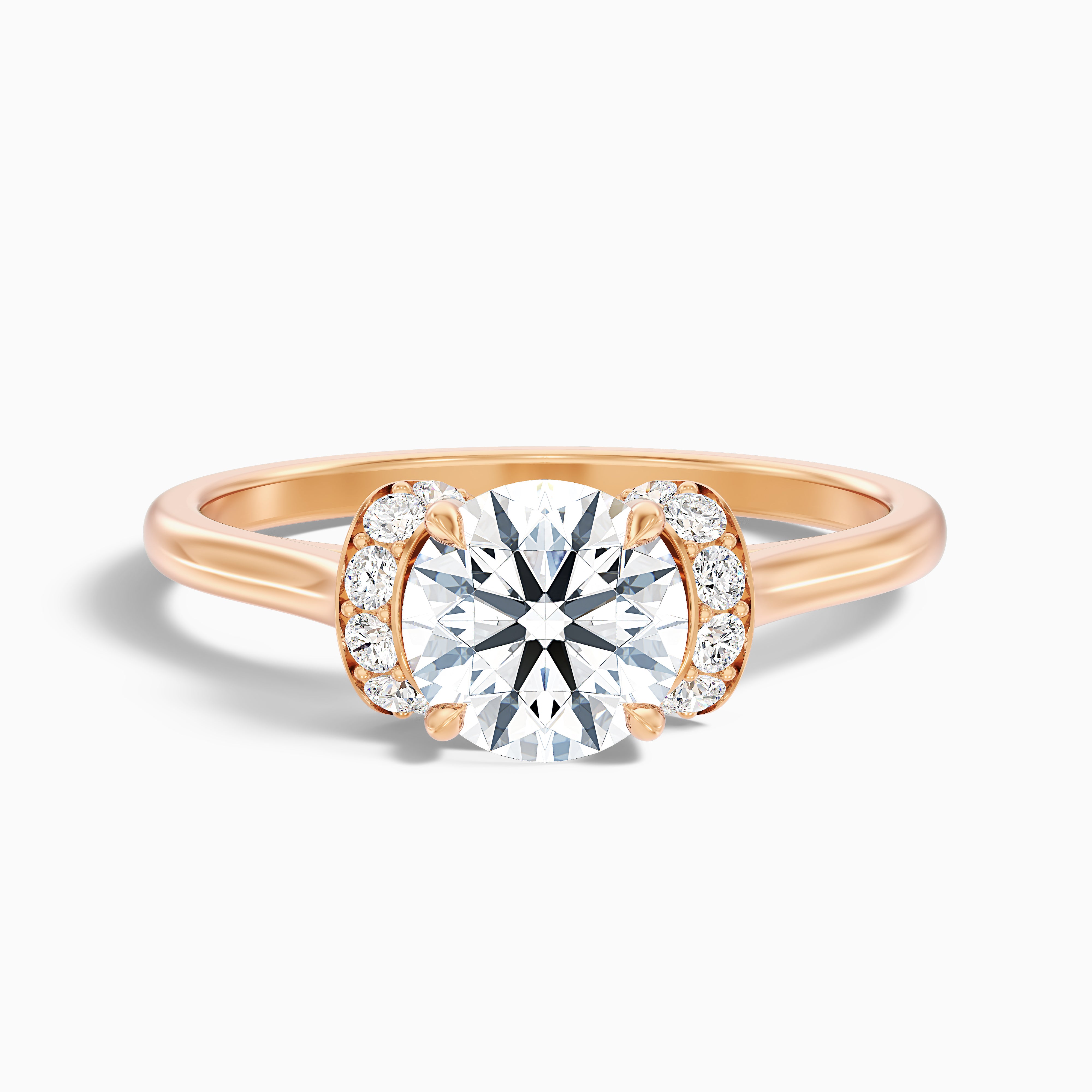 Aurelia Round Unique Wedding Ring