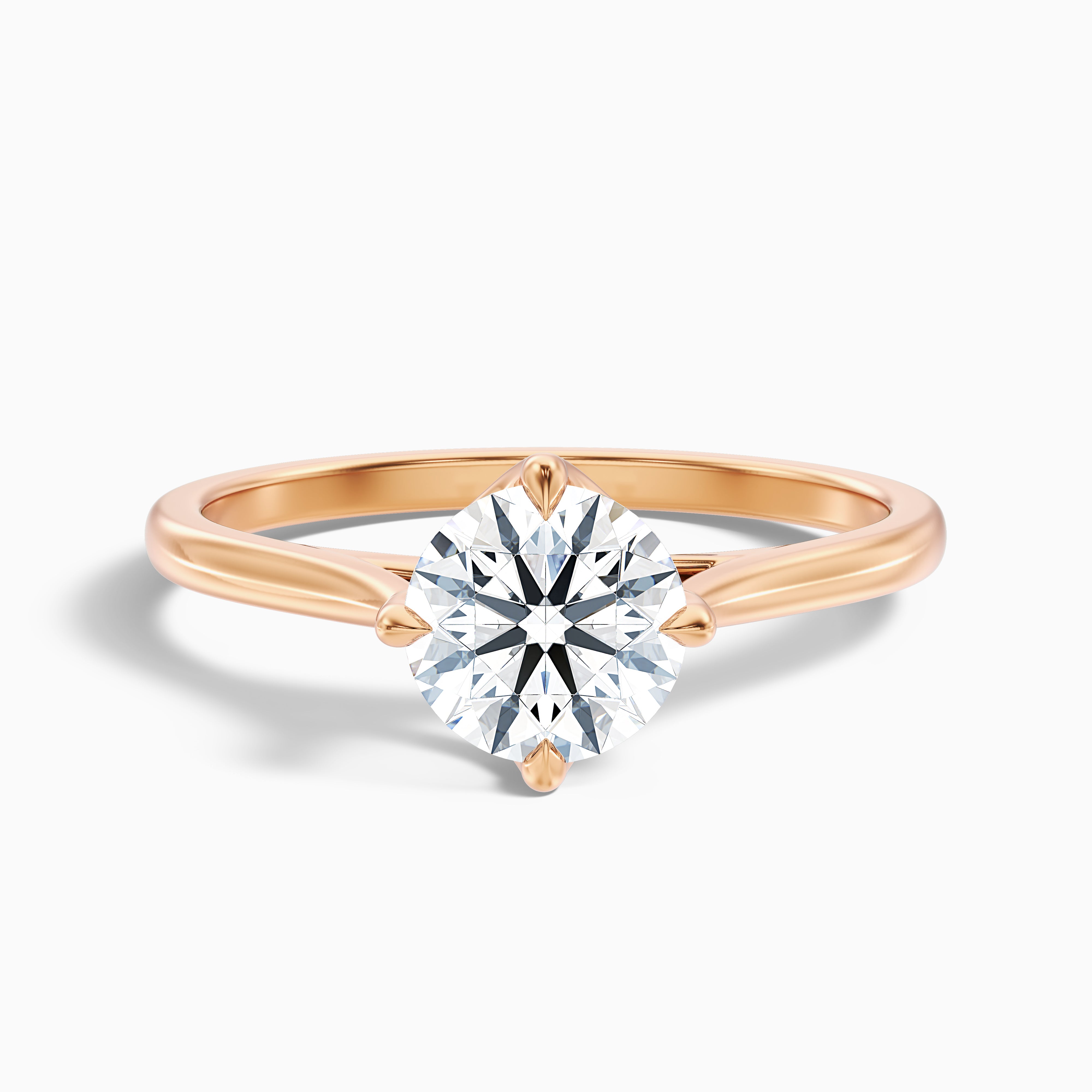 Bailey Round Solitaire Engagement Ring