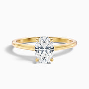 Cassandra Oval Solitaire Lab Grown Diamond Ring