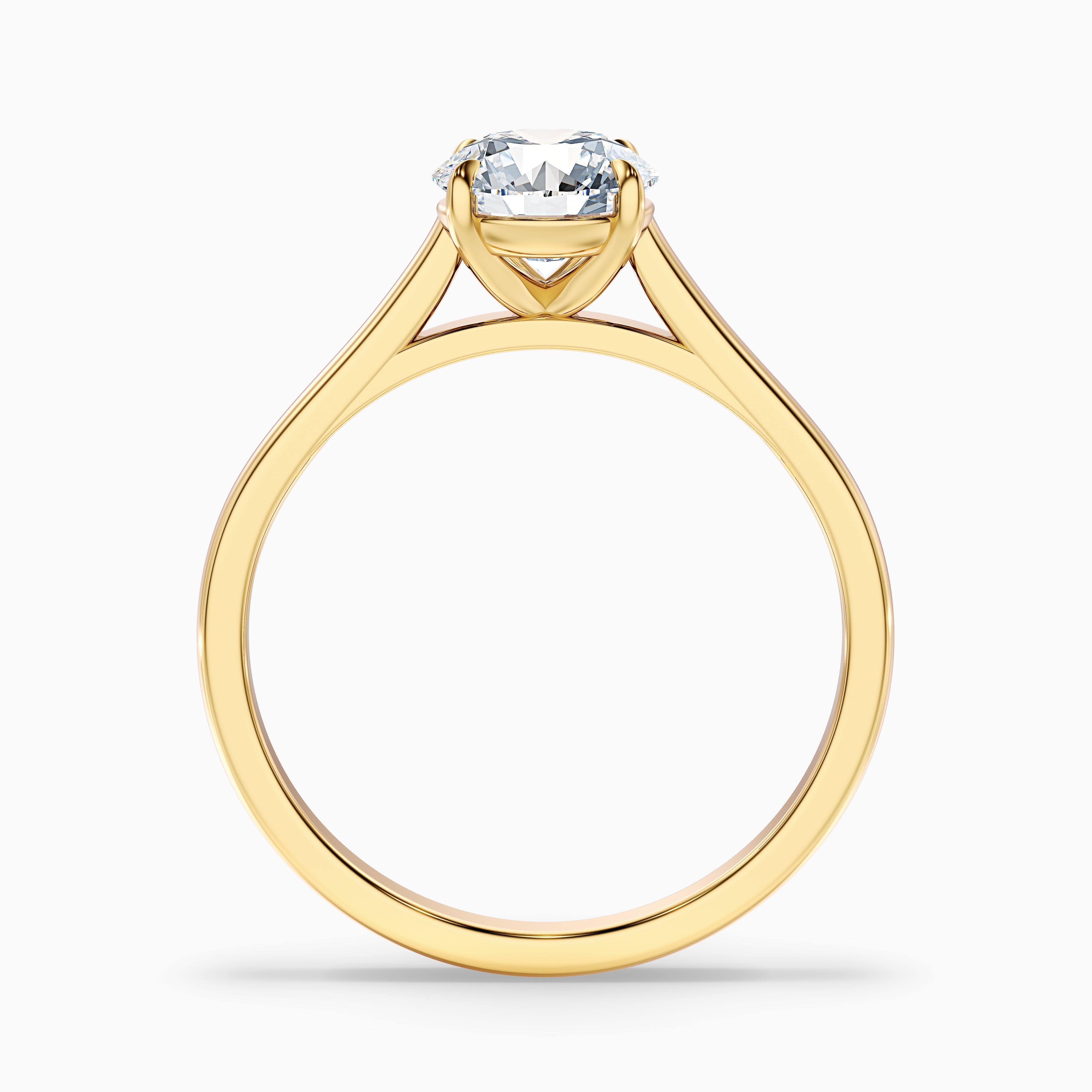 Coraline Round Solitaire Lab Grown Diamond Ring
