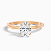 Gloriana Oval Solitaire Moissanite Ring