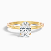 Gloriana Oval Solitaire Lab Grown Diamond Ring