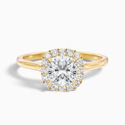 Jasmine Cushion Halo Lab Grown Diamond Ring