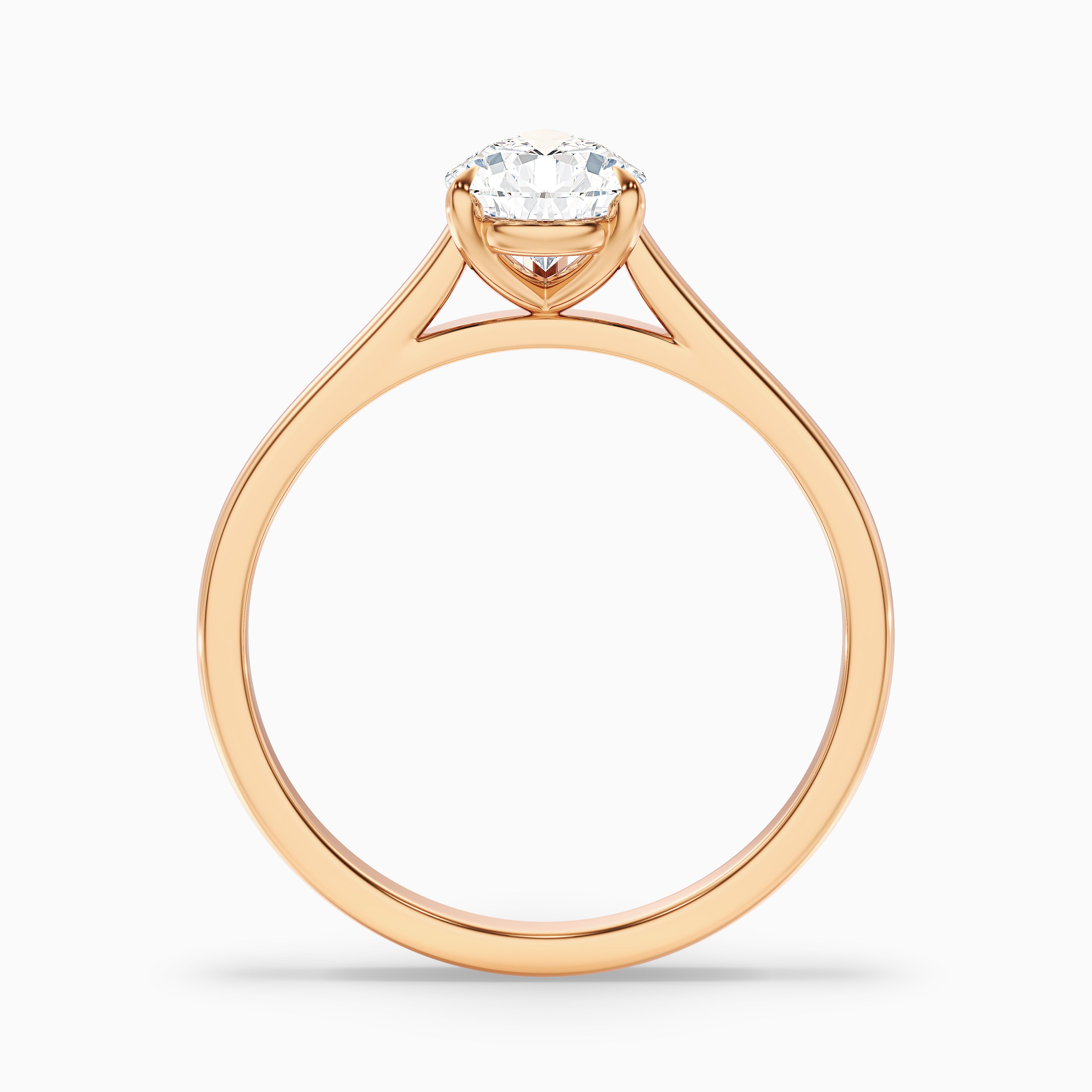 Juliet Pear Solitaire Moissanite Ring