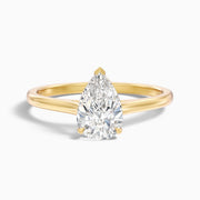 Juliet Pear Solitaire Lab Grown Diamond Ring