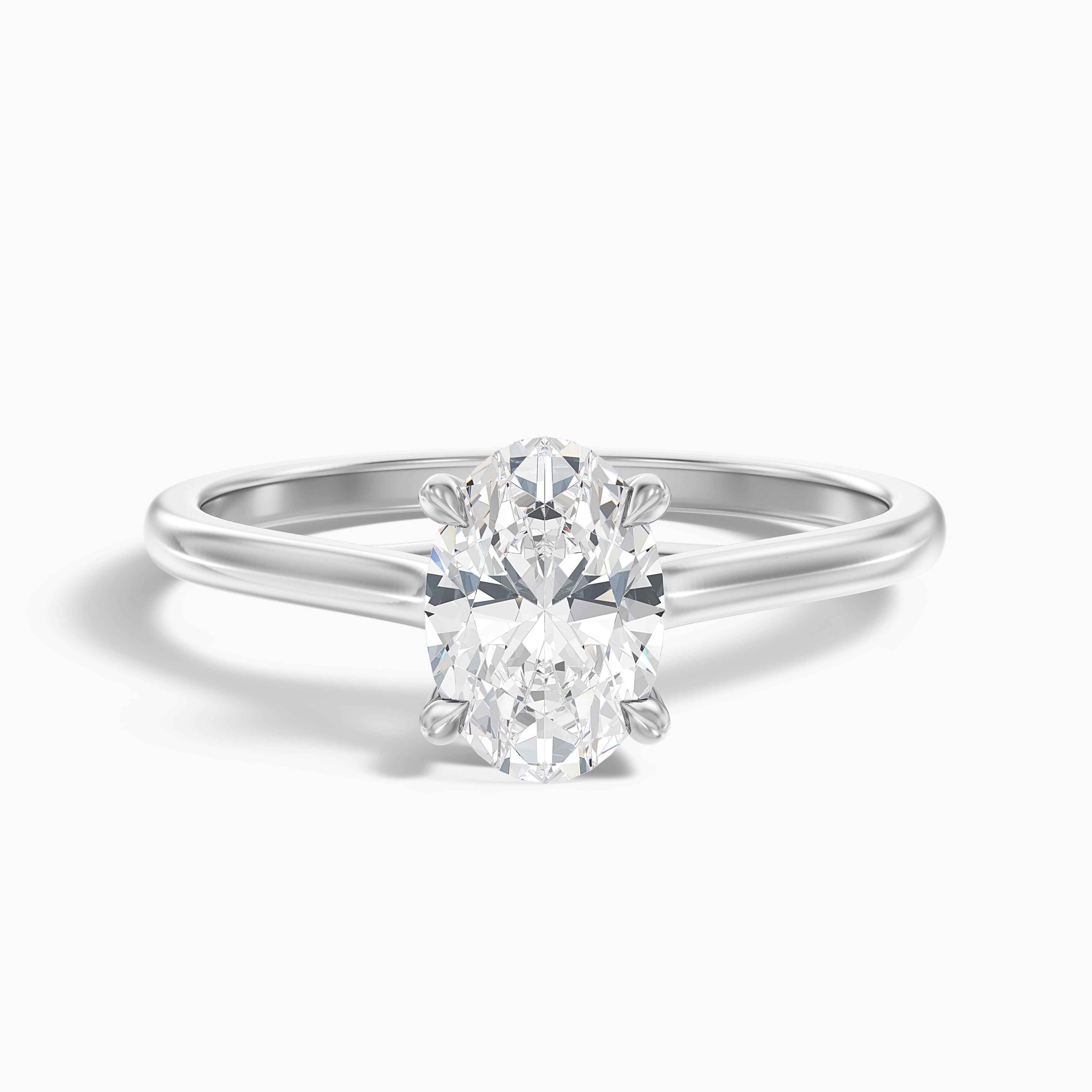 Kaitlyn Oval Solitaire Lab Grown Diamond Ring