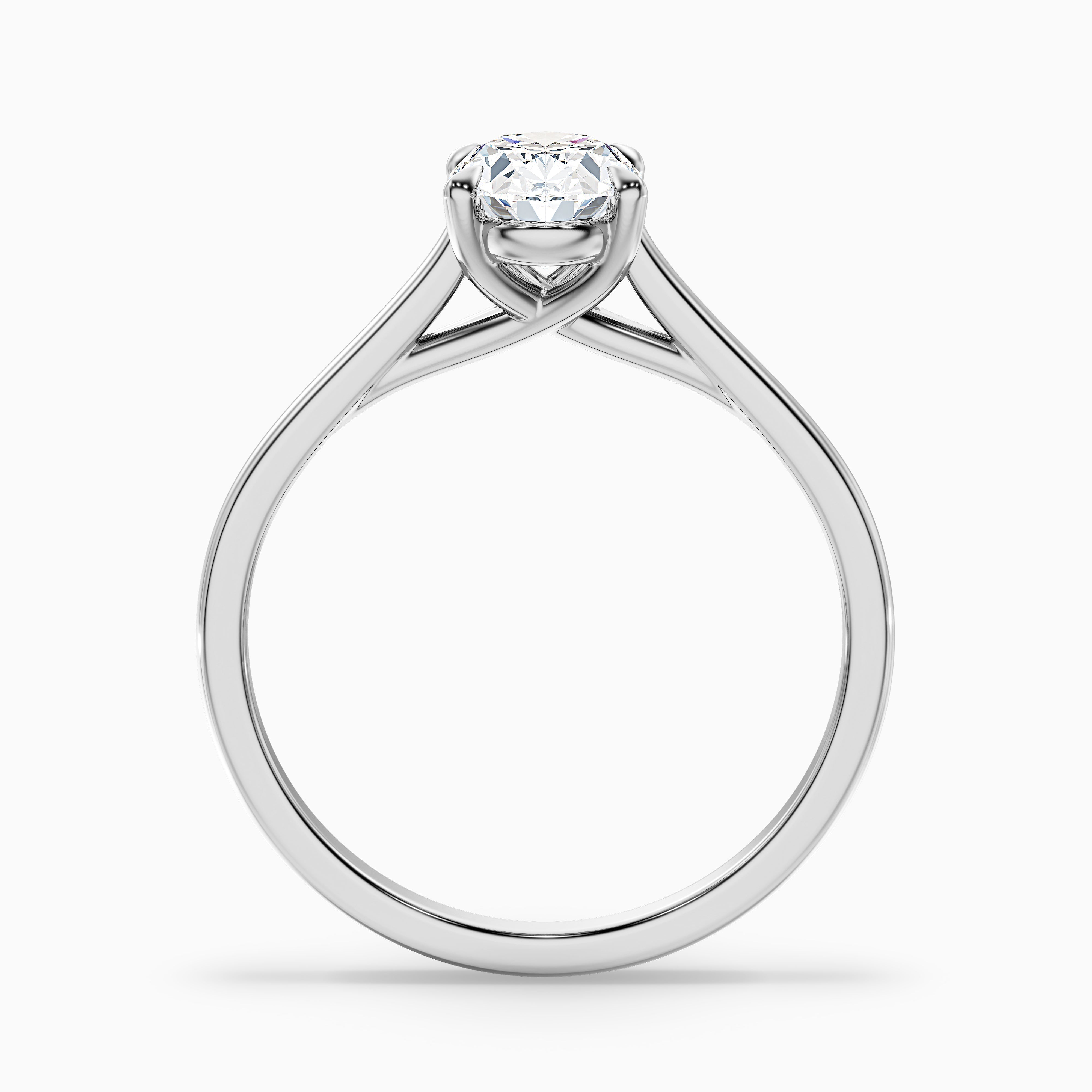 Kaitlyn Oval Solitaire Lab Grown Diamond Ring