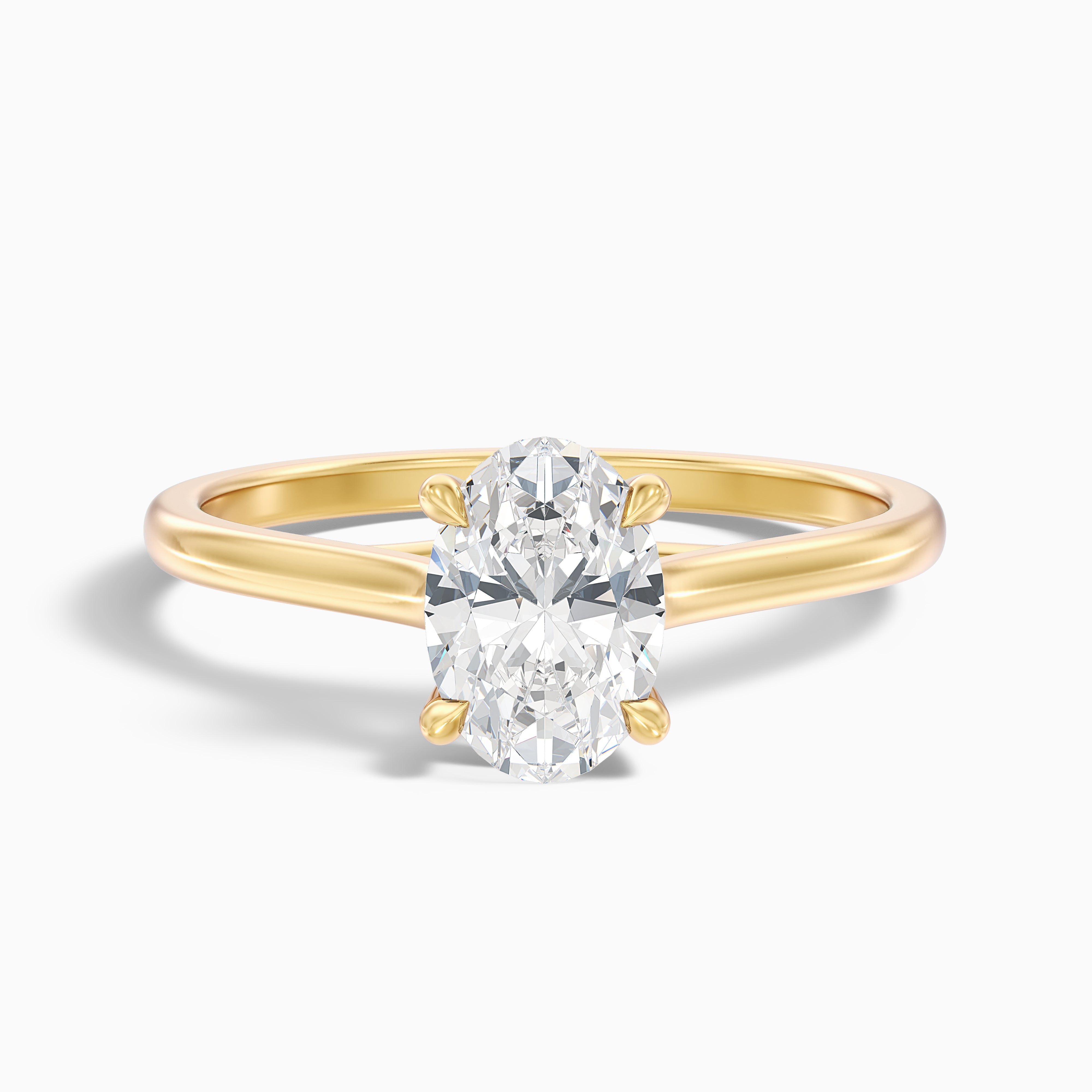 Kaitlyn Oval Solitaire Lab Grown Diamond Ring