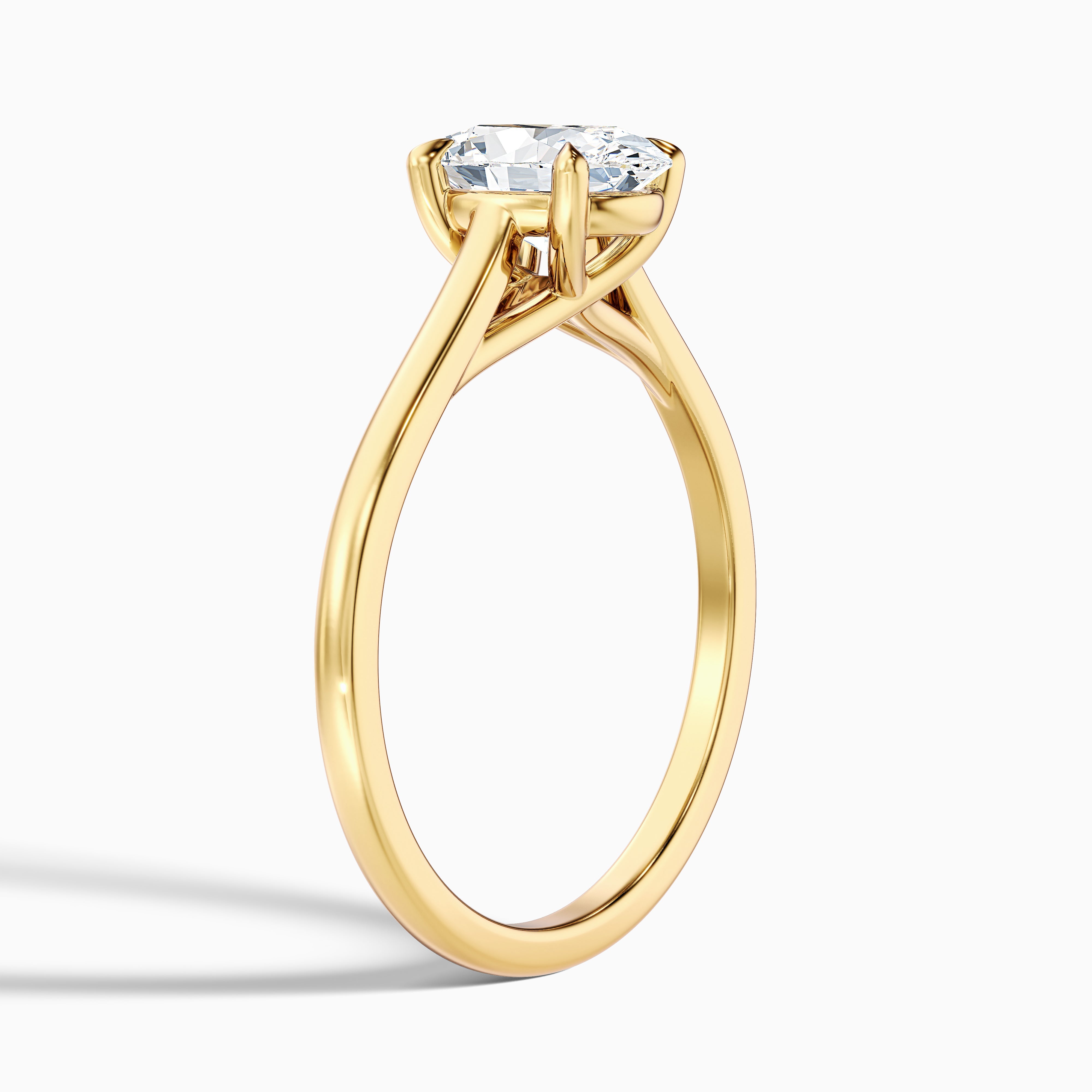 Kaitlyn Oval Solitaire Lab Grown Diamond Ring