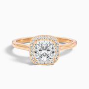 Katelyn Cushion Halo Moissanite Ring
