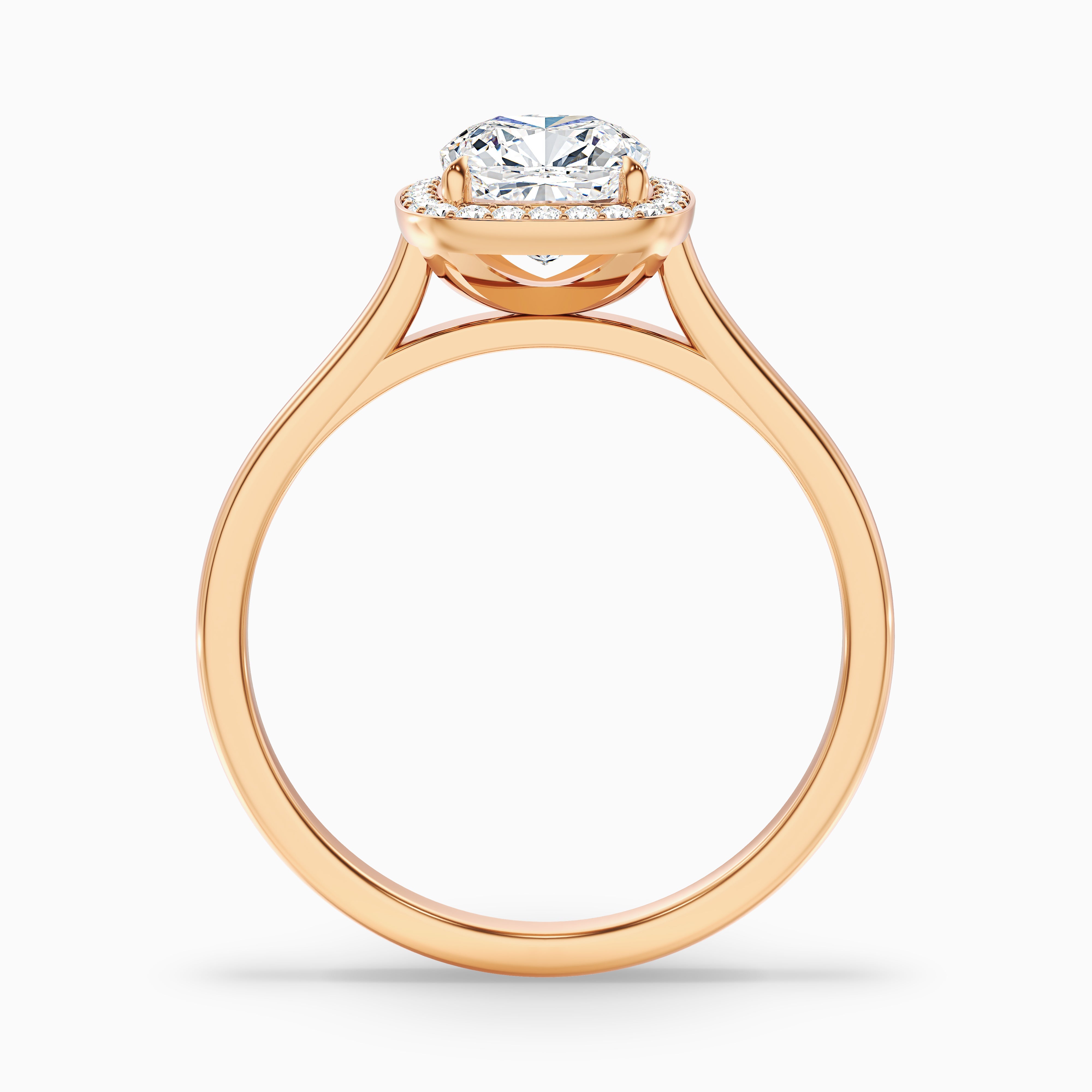Katelyn Cushion Halo Moissanite Ring