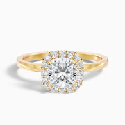 Mackenzie Cushion Halo Lab Grown Diamond Ring