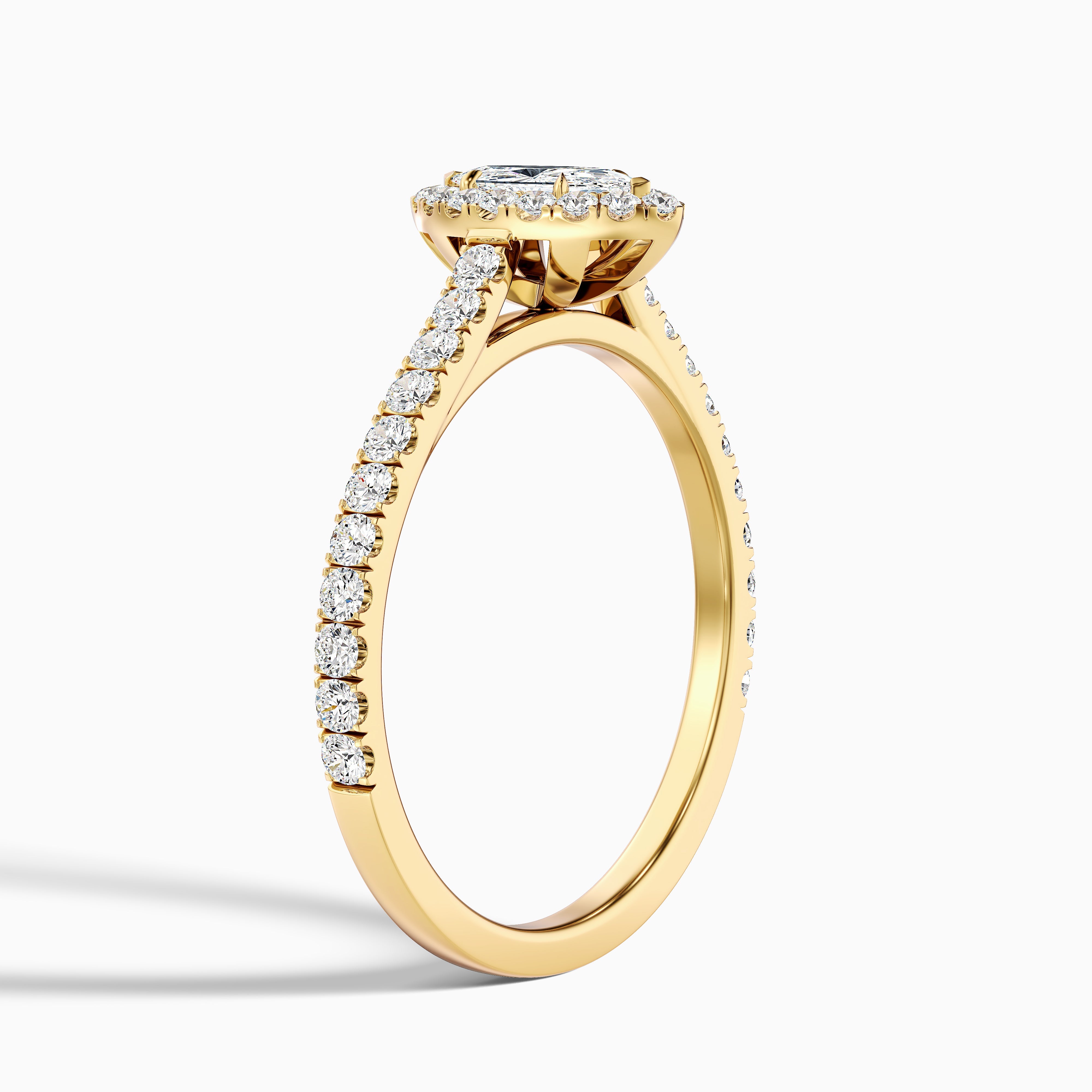Marissa Marquise Pave Halo Lab Grown Diamond Ring