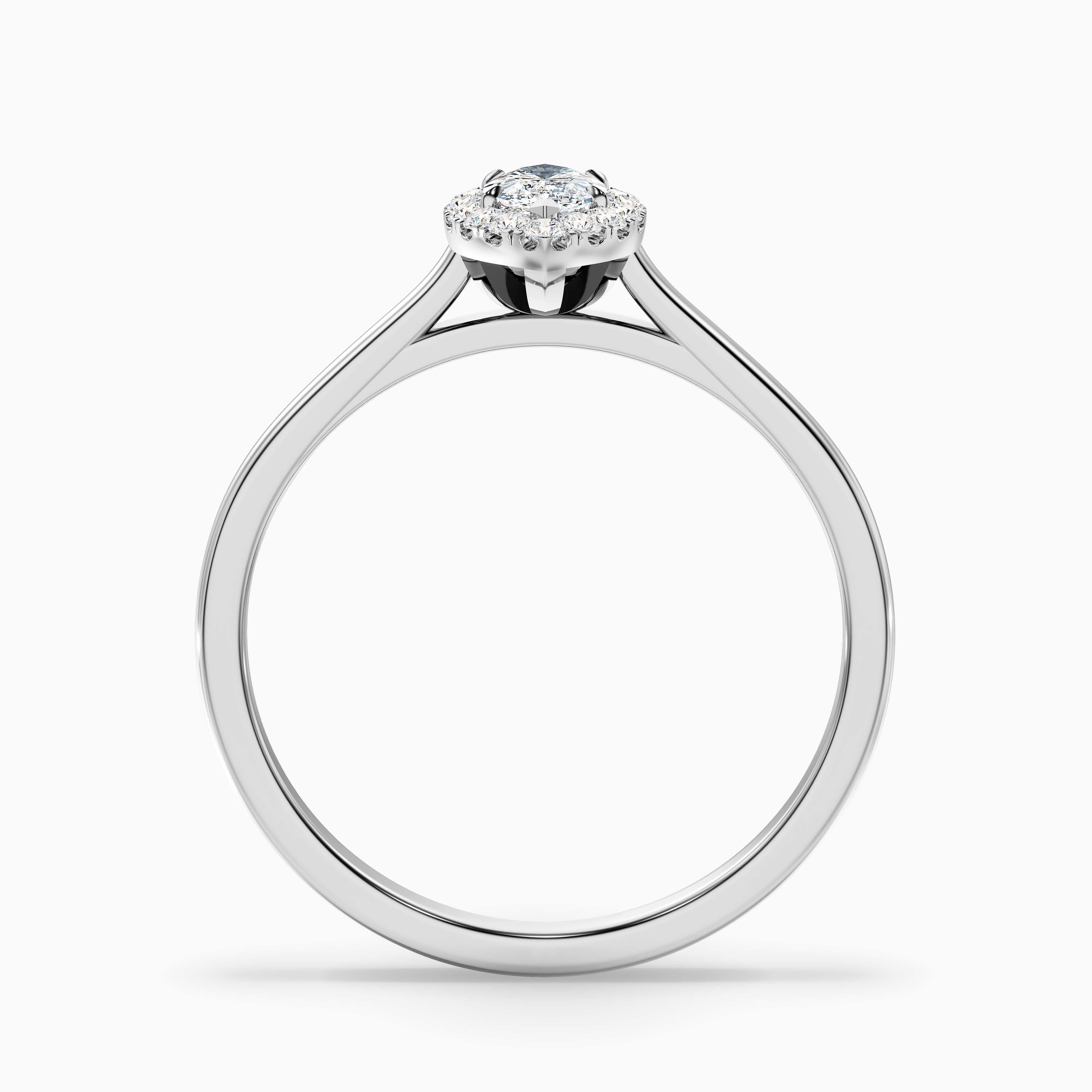 Melanie Marquise Halo Lab Grown Diamond Ring