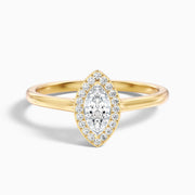 Michelle Marquise Halo Lab Grown Diamond Ring