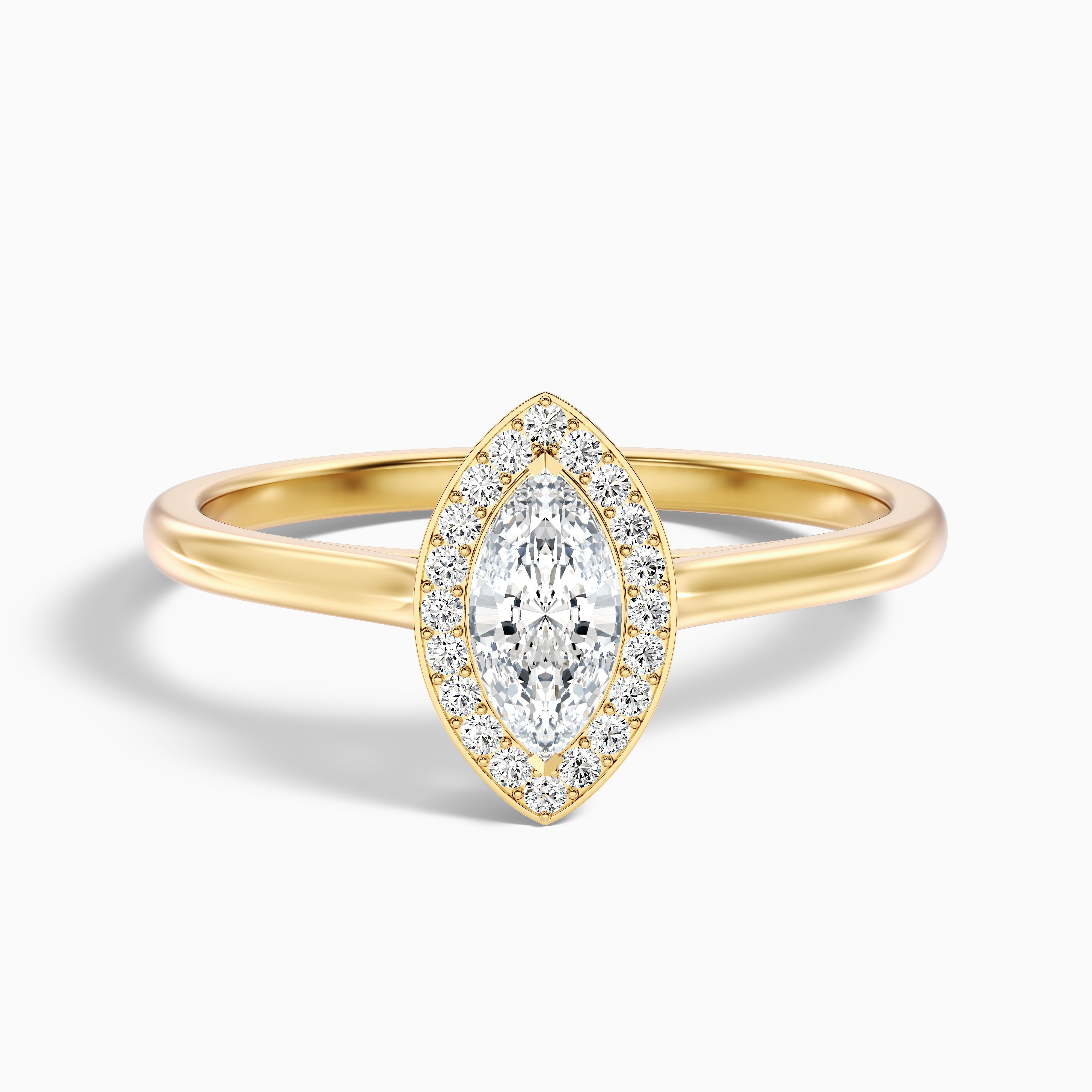 Michelle Marquise Halo Lab Grown Diamond Ring