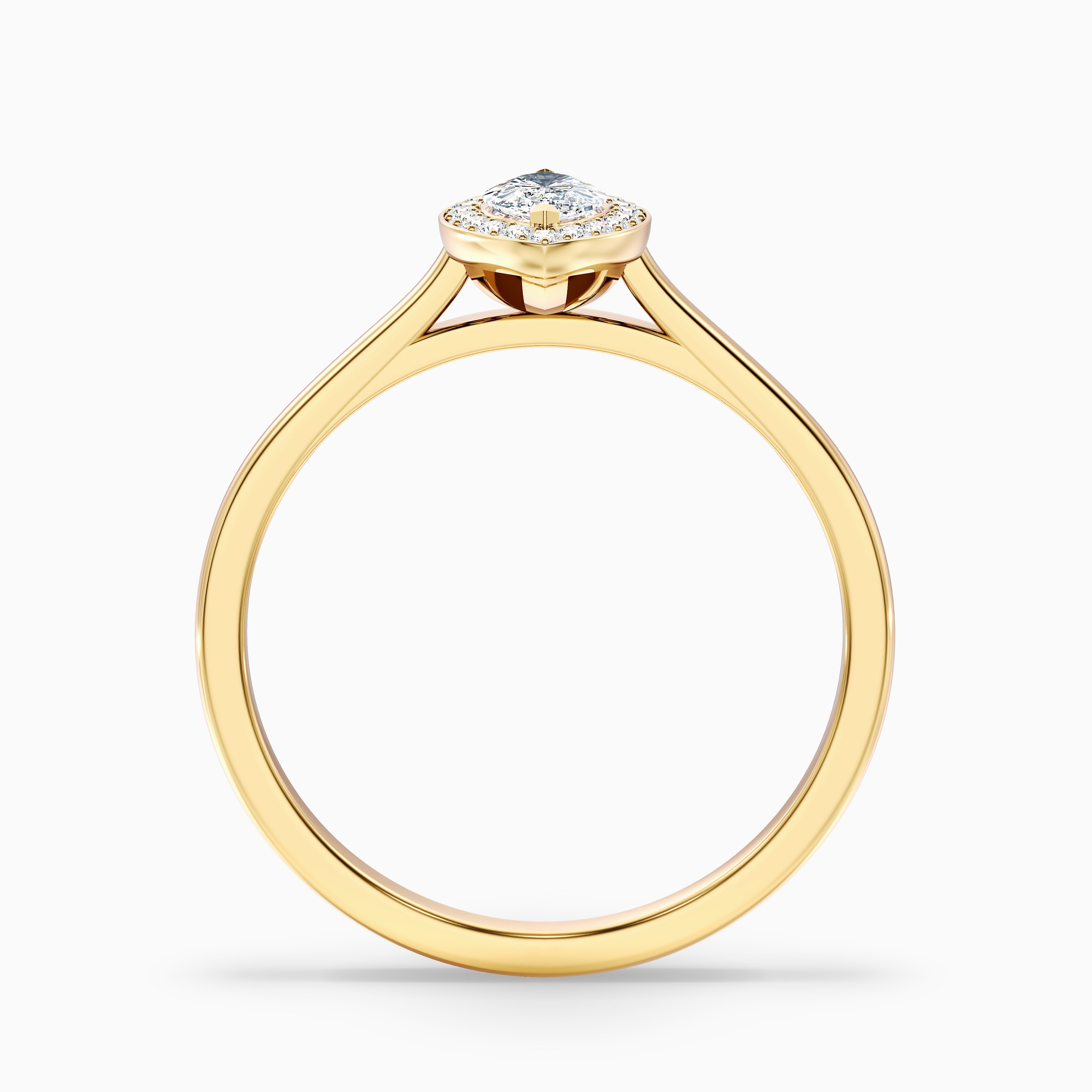 Michelle Marquise Halo Lab Grown Diamond Ring