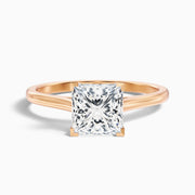 Sophia Princess Solitaire Moissanite Promise Ring