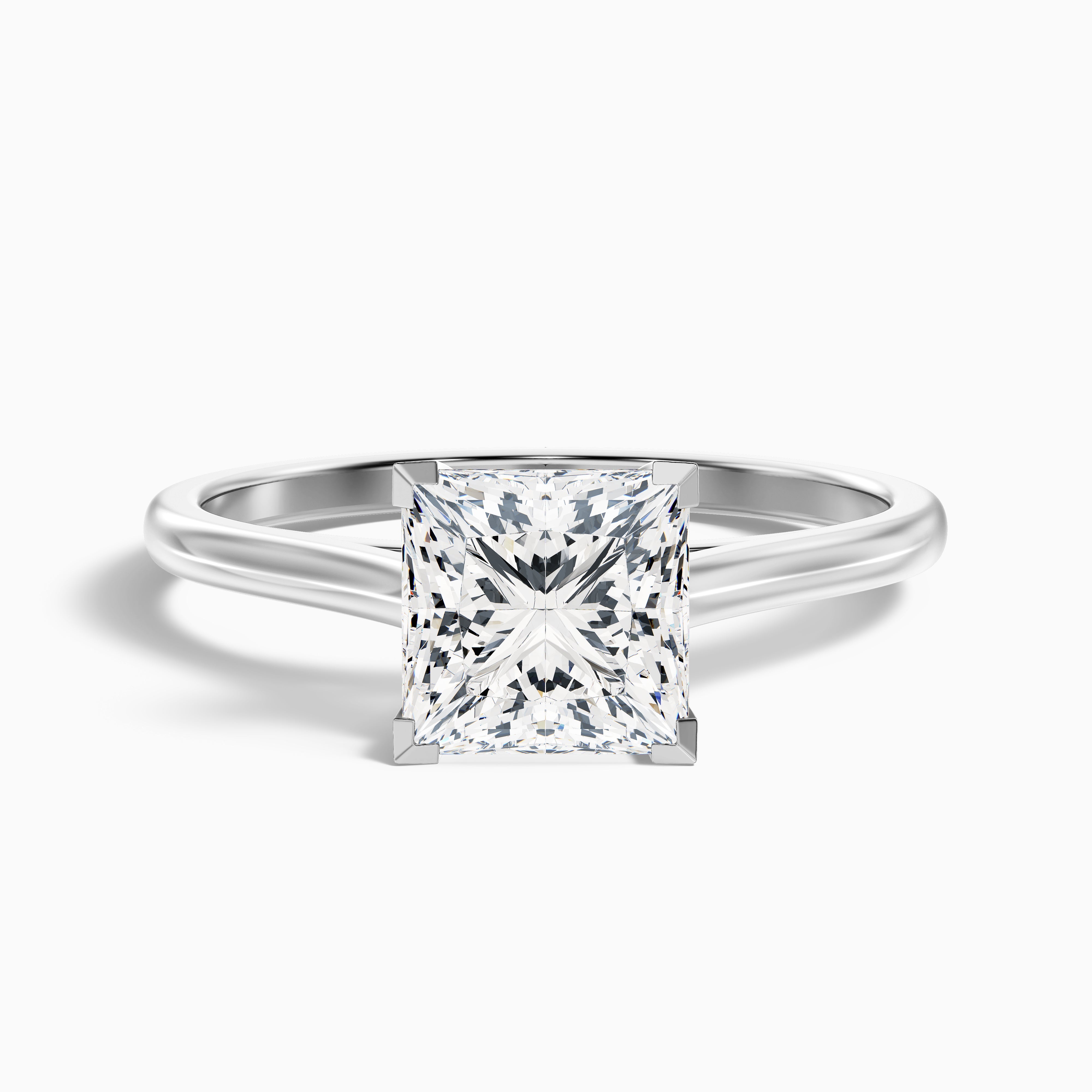 Sophia Princess Solitaire Moissanite Promise Ring