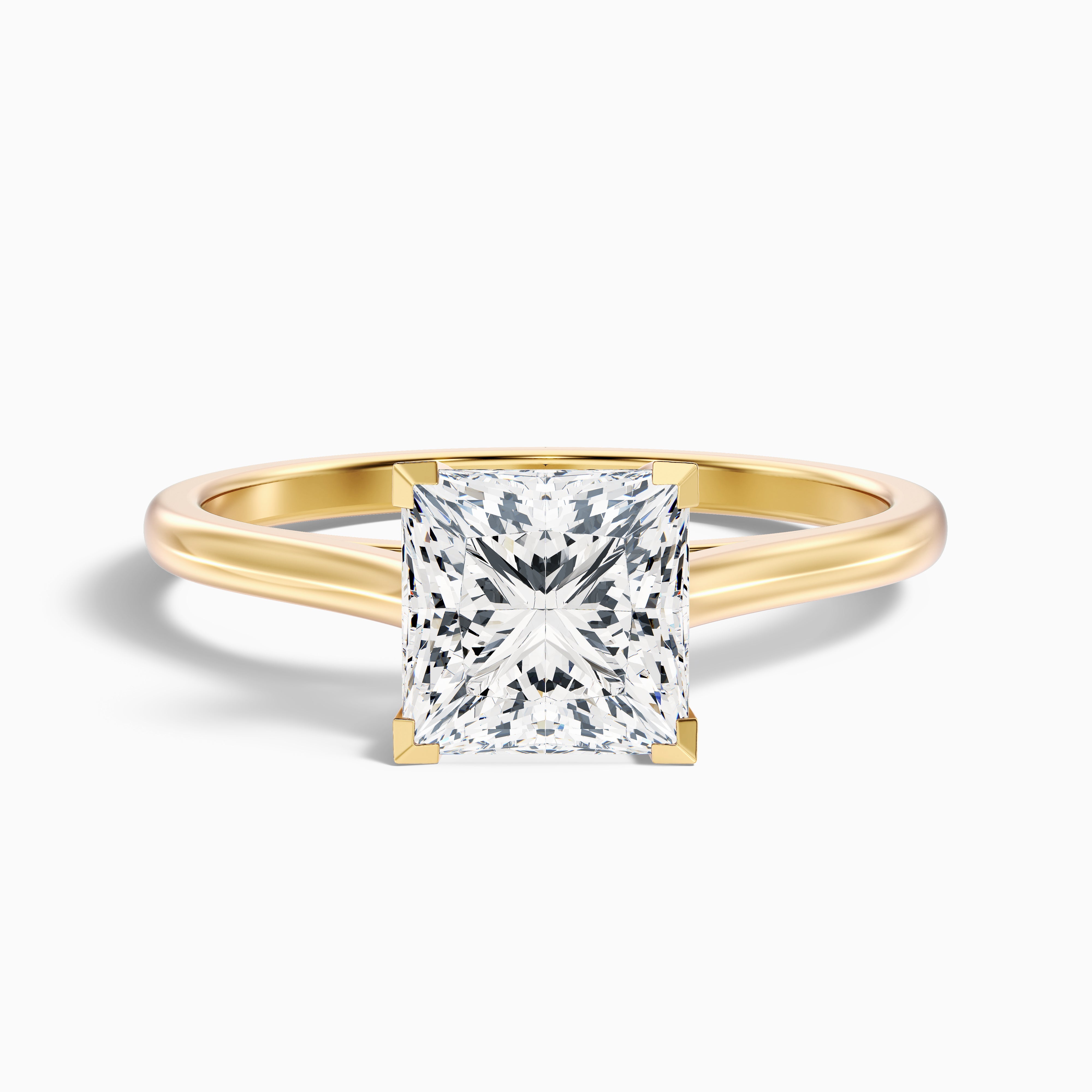 Sophia Princess Solitaire Moissanite Promise Ring