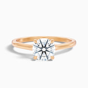 Suzanne Round Solitaire Moissanite Ring