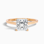 Teresa Princess Solitaire Moissanite Ring