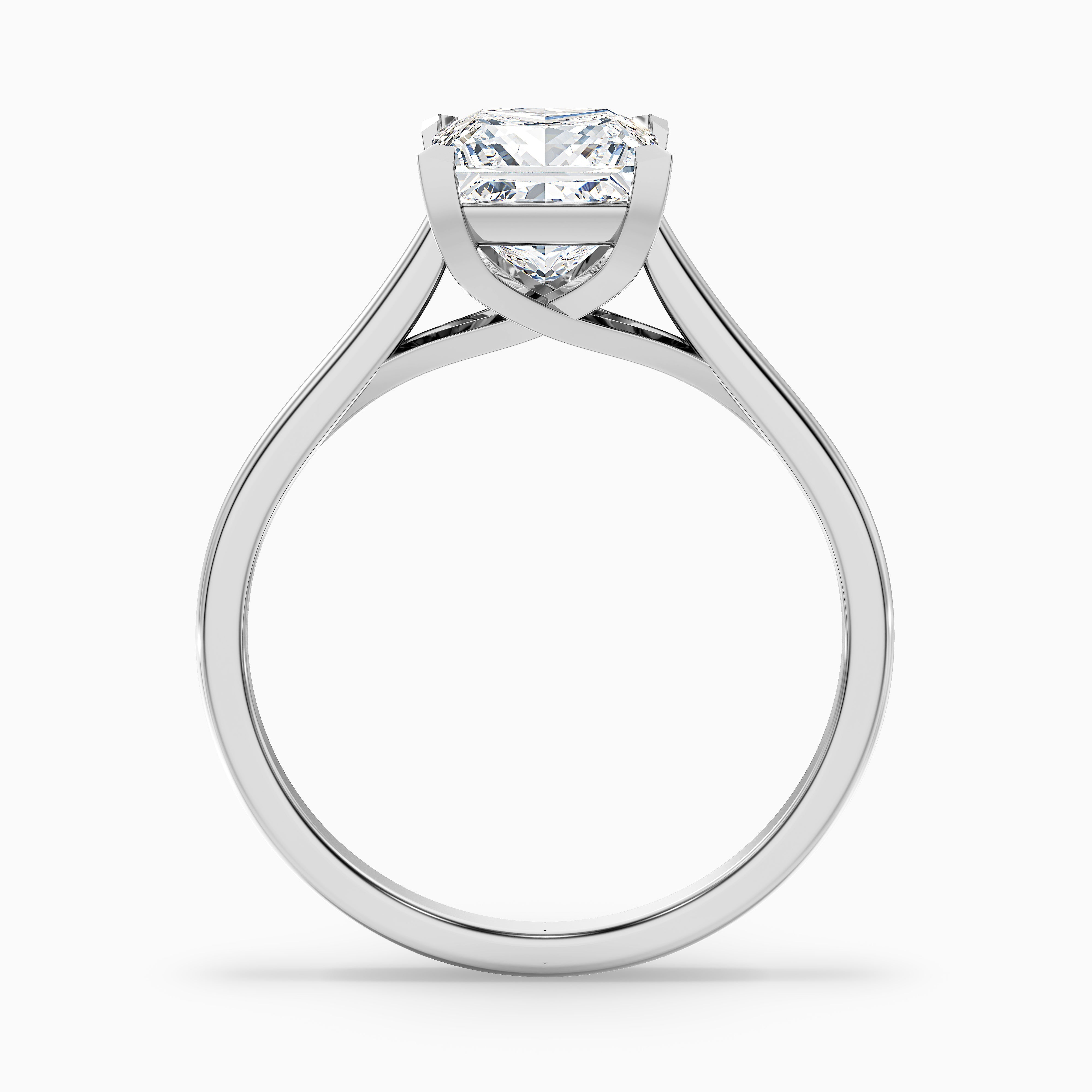 Teresa Princess Solitaire Moissanite Ring