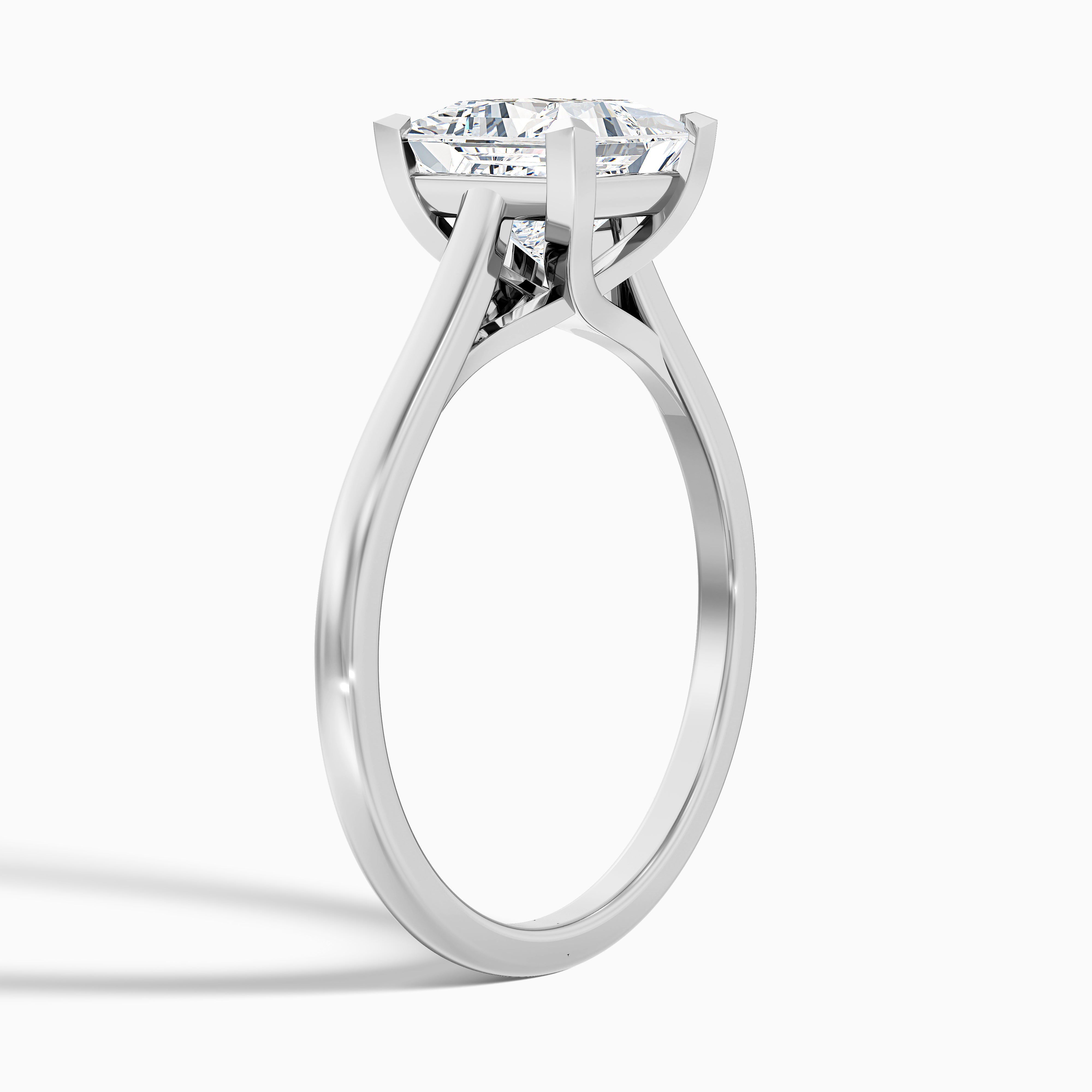 Teresa Princess Solitaire Moissanite Ring