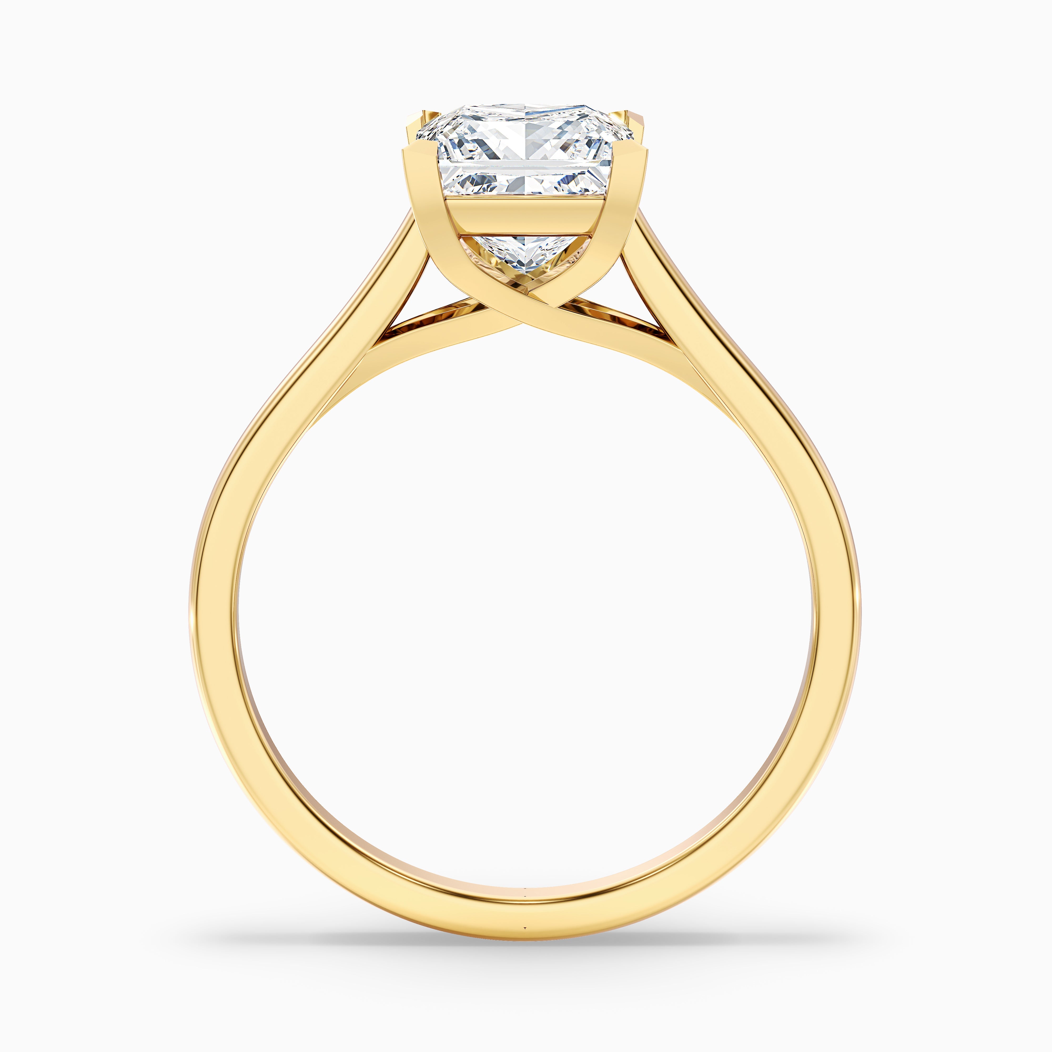 Teresa Princess Solitaire Moissanite Ring