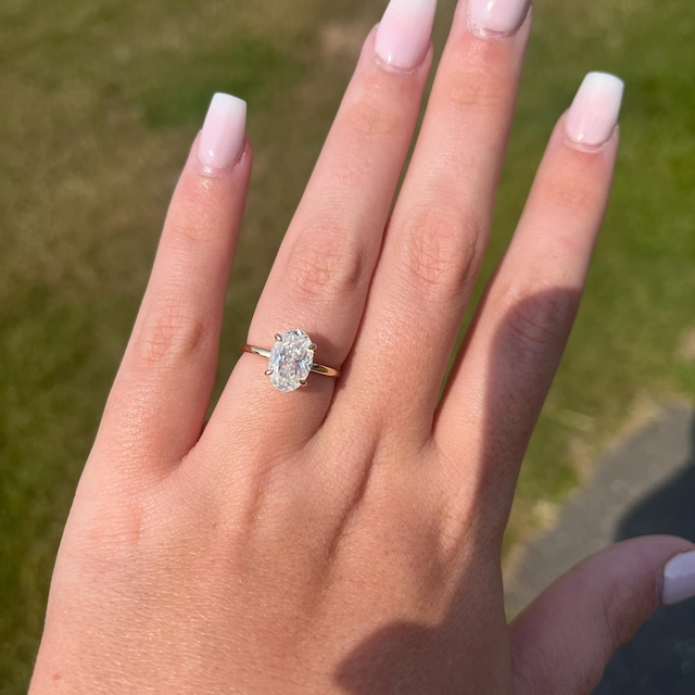 oval diamond ring review