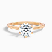 Vanessa Round Solitaire Moissanite Ring