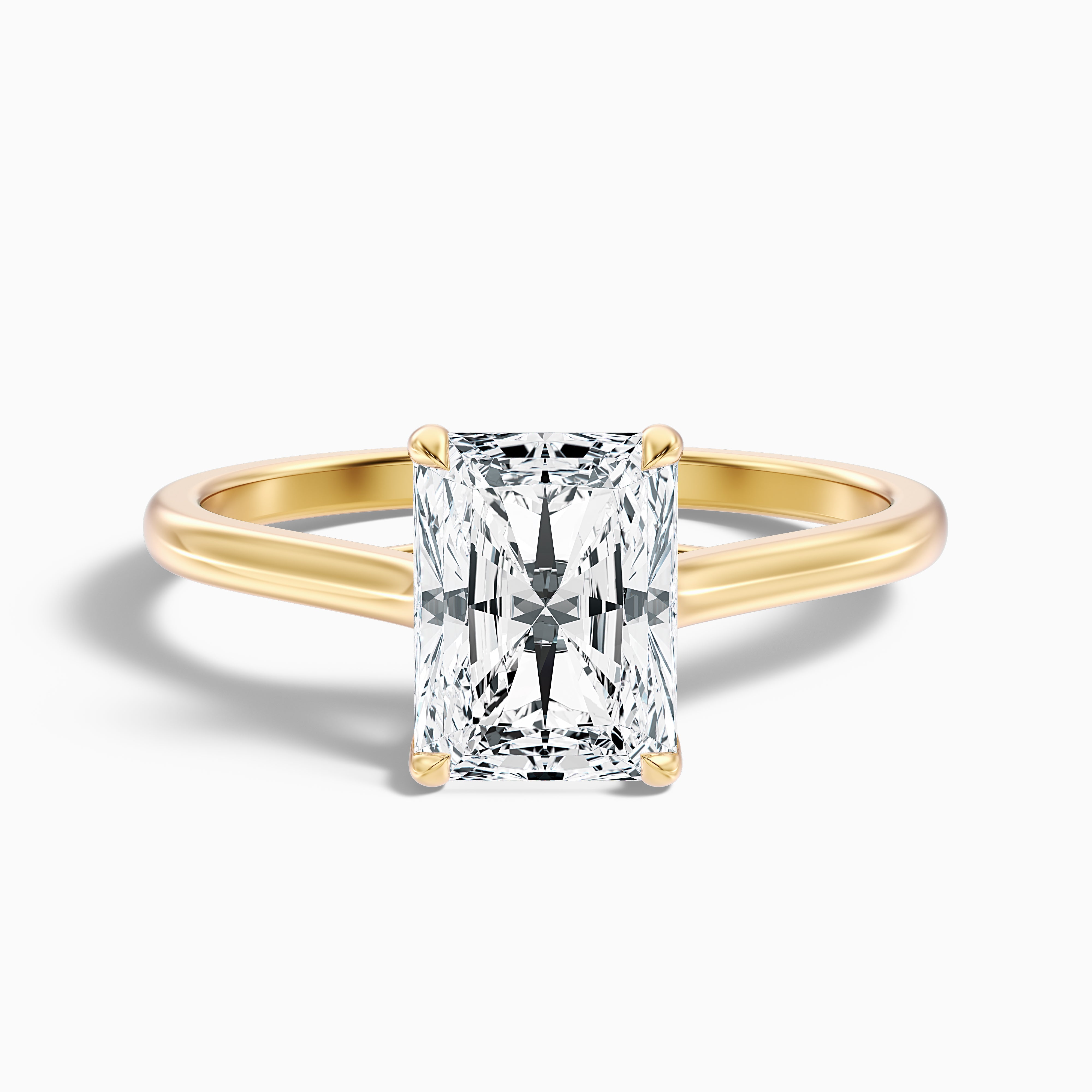 Virginia Radiant Solitaire Lab Grown Diamond Engagement Ring