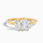 Rosalyn Toi Et Moi Lab Grown Diamond Ring With Pear Diamonds