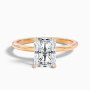 Maressa Radiant Cut Solitaire Moissanite Diamond Ring