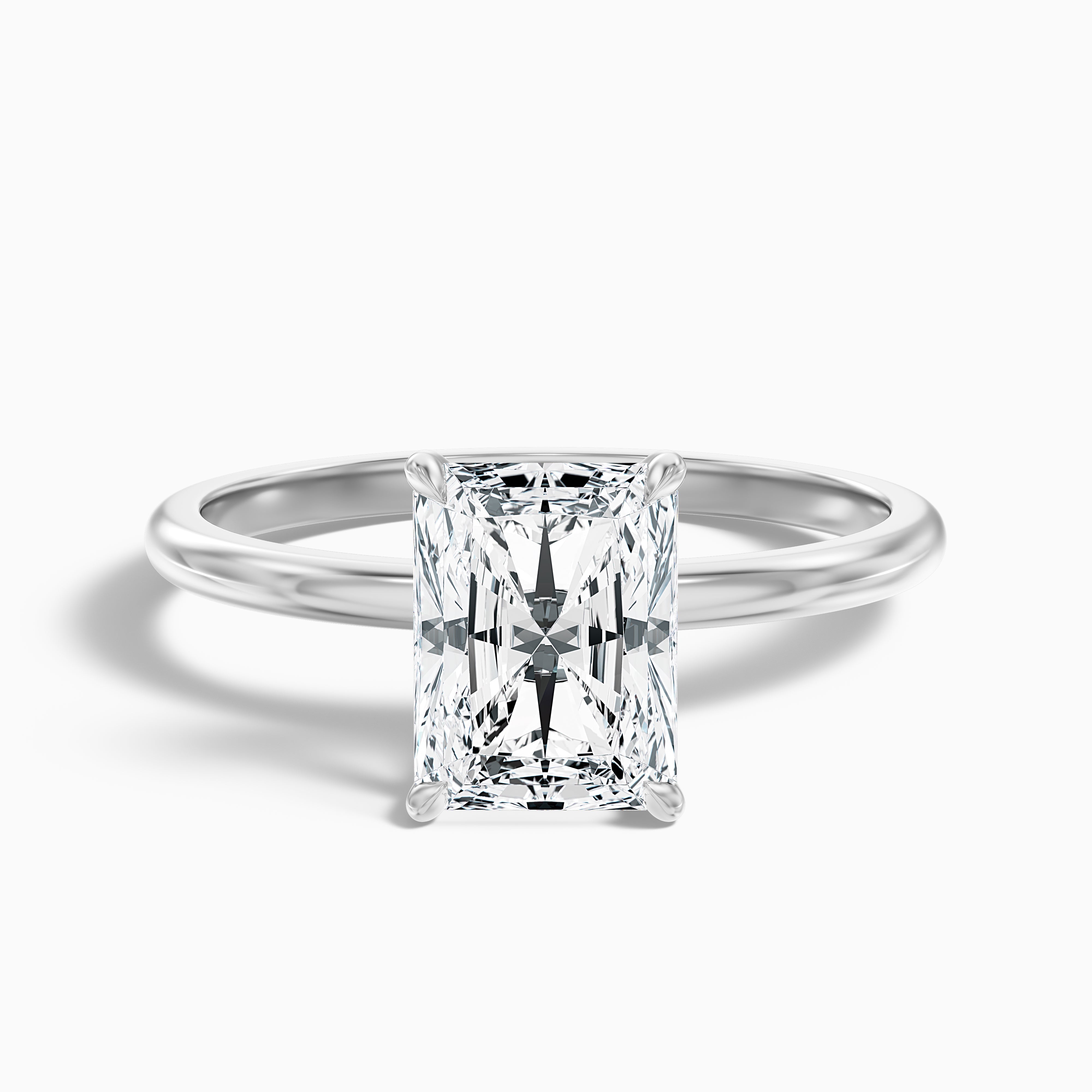 Maressa Radiant Cut Solitaire Lab Grown Diamond Ring