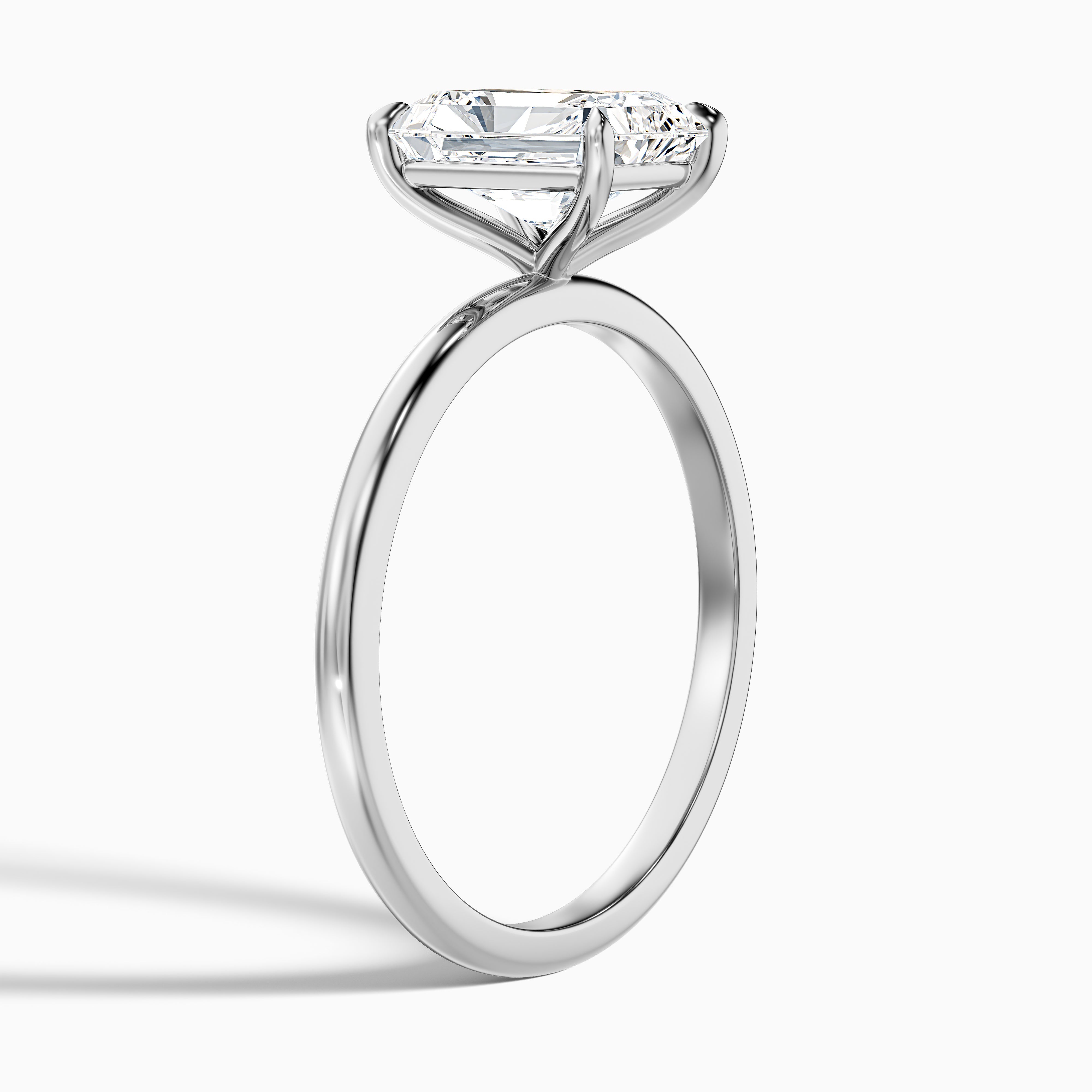 Maressa Radiant Cut Solitaire Lab Grown Diamond Ring