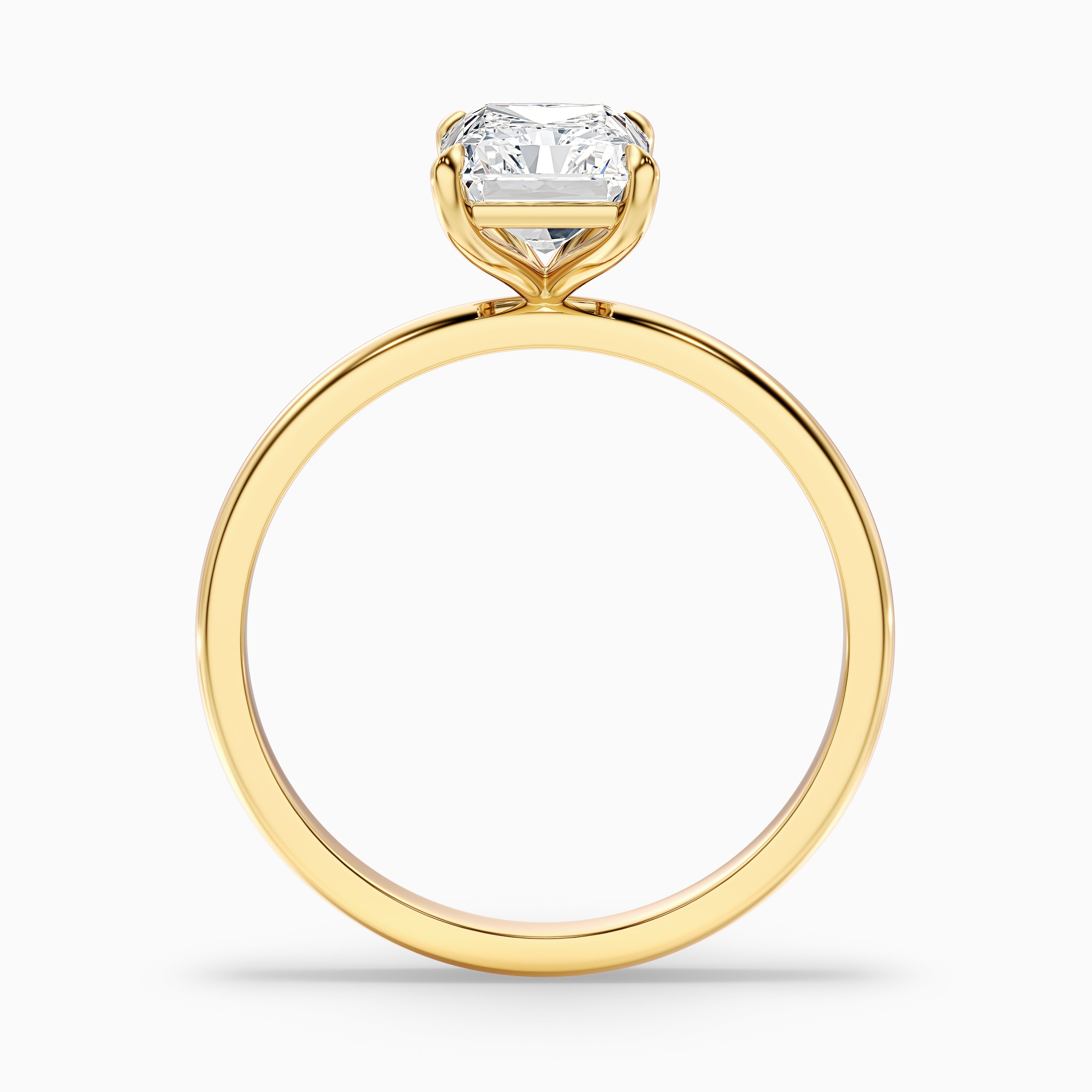 Maressa Radiant Cut Solitaire Lab Grown Diamond Ring