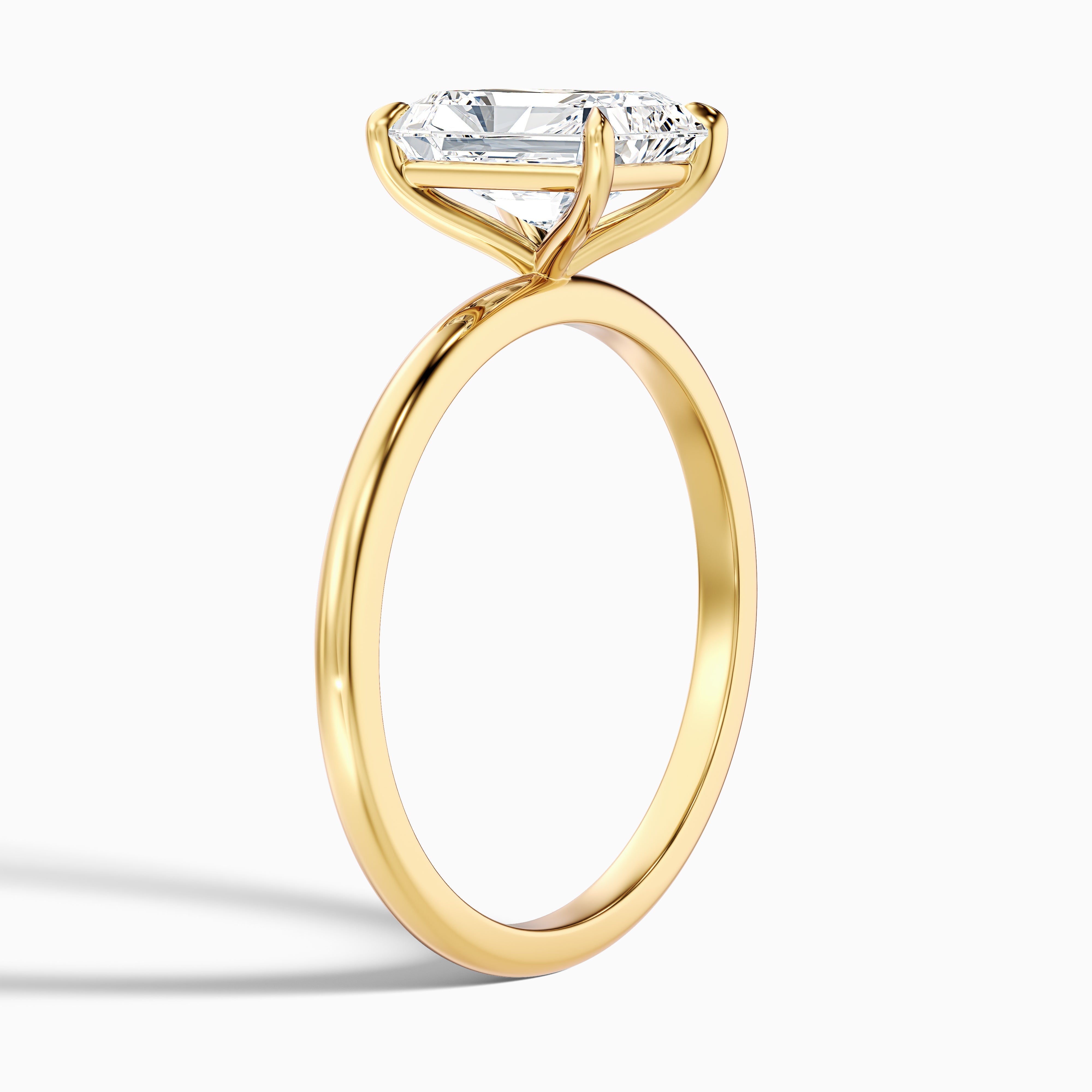 Maressa Radiant Cut Solitaire Lab Grown Diamond Ring