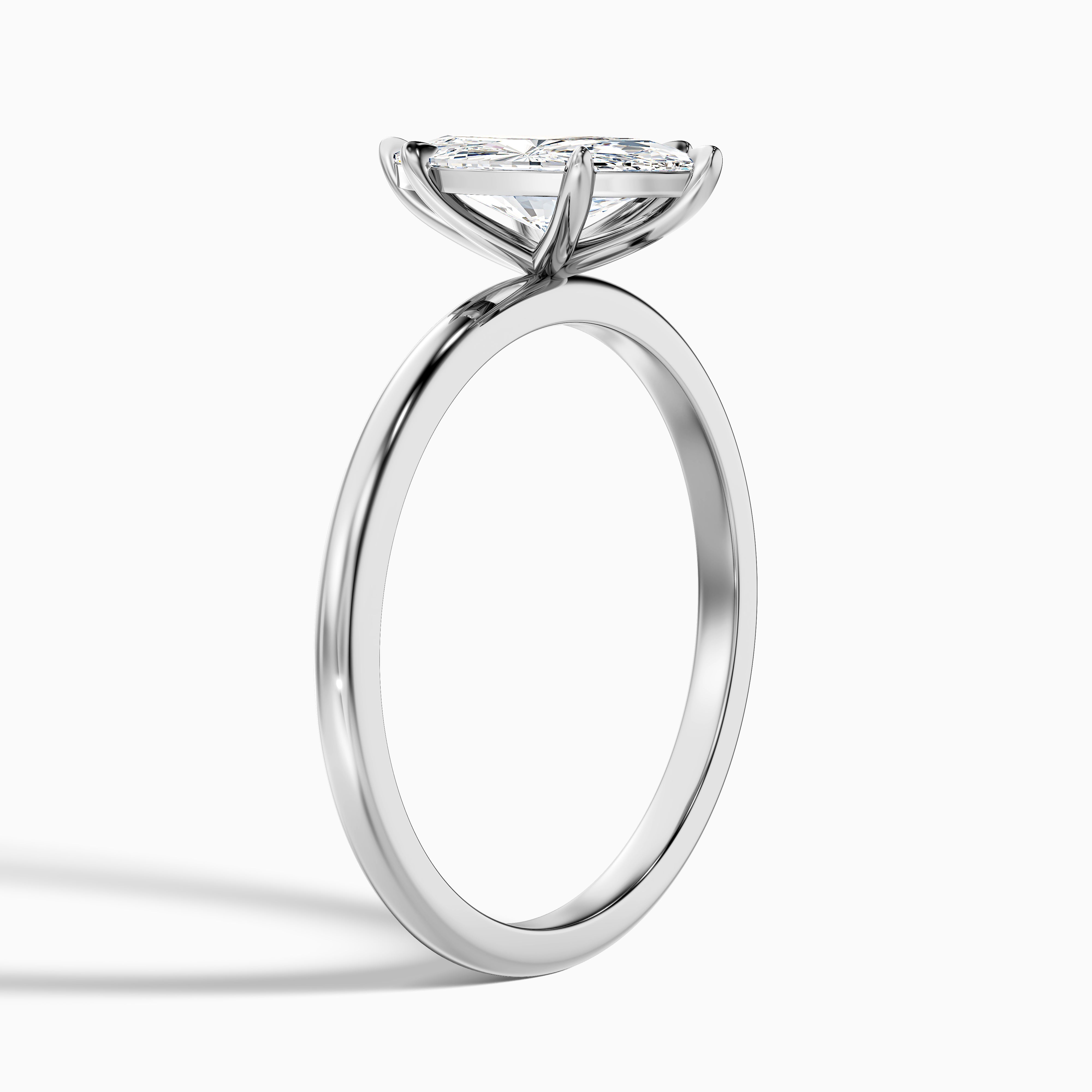 Jolissa Six Prong Marquise Cut Solitaire Lab Grown Diamond Ring