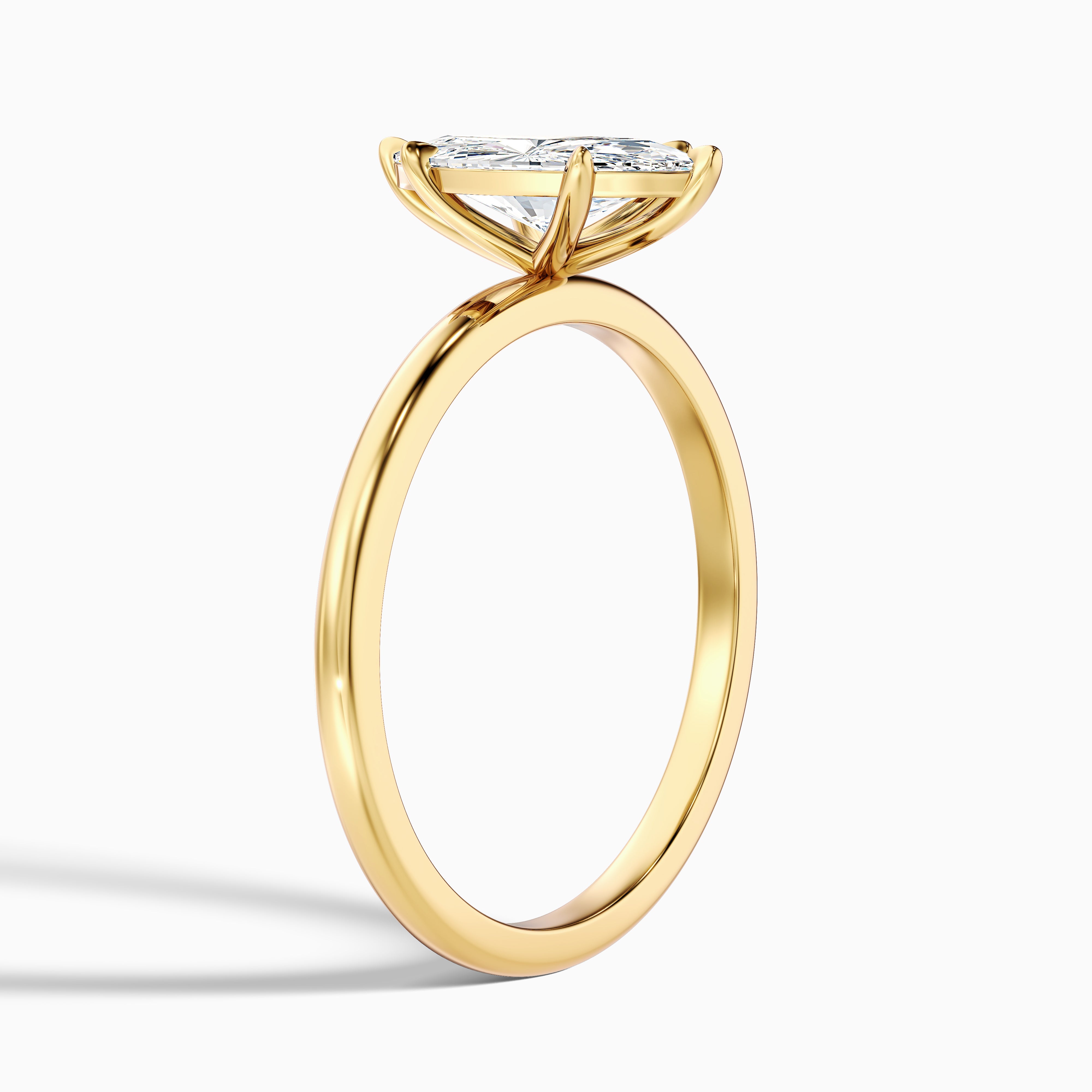 Jolissa Six Prong Marquise Cut Solitaire Lab Grown Diamond Ring