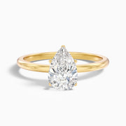 Emmelyn Pear Cut Hidden Halo Lab Grown Diamond Ring