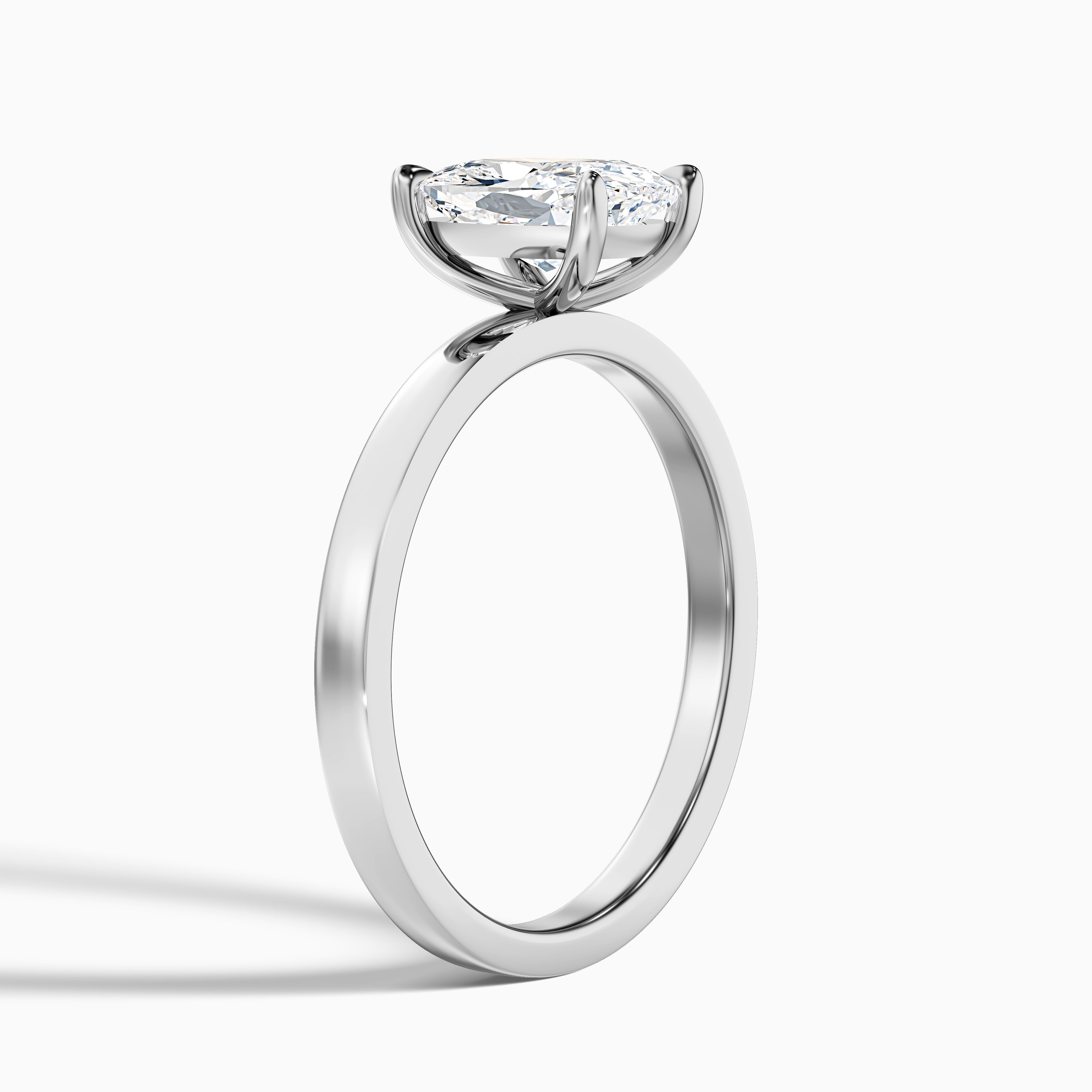 Carissa Elongated Cushion Cut Low Profile Lab Grown Diamond Ring
