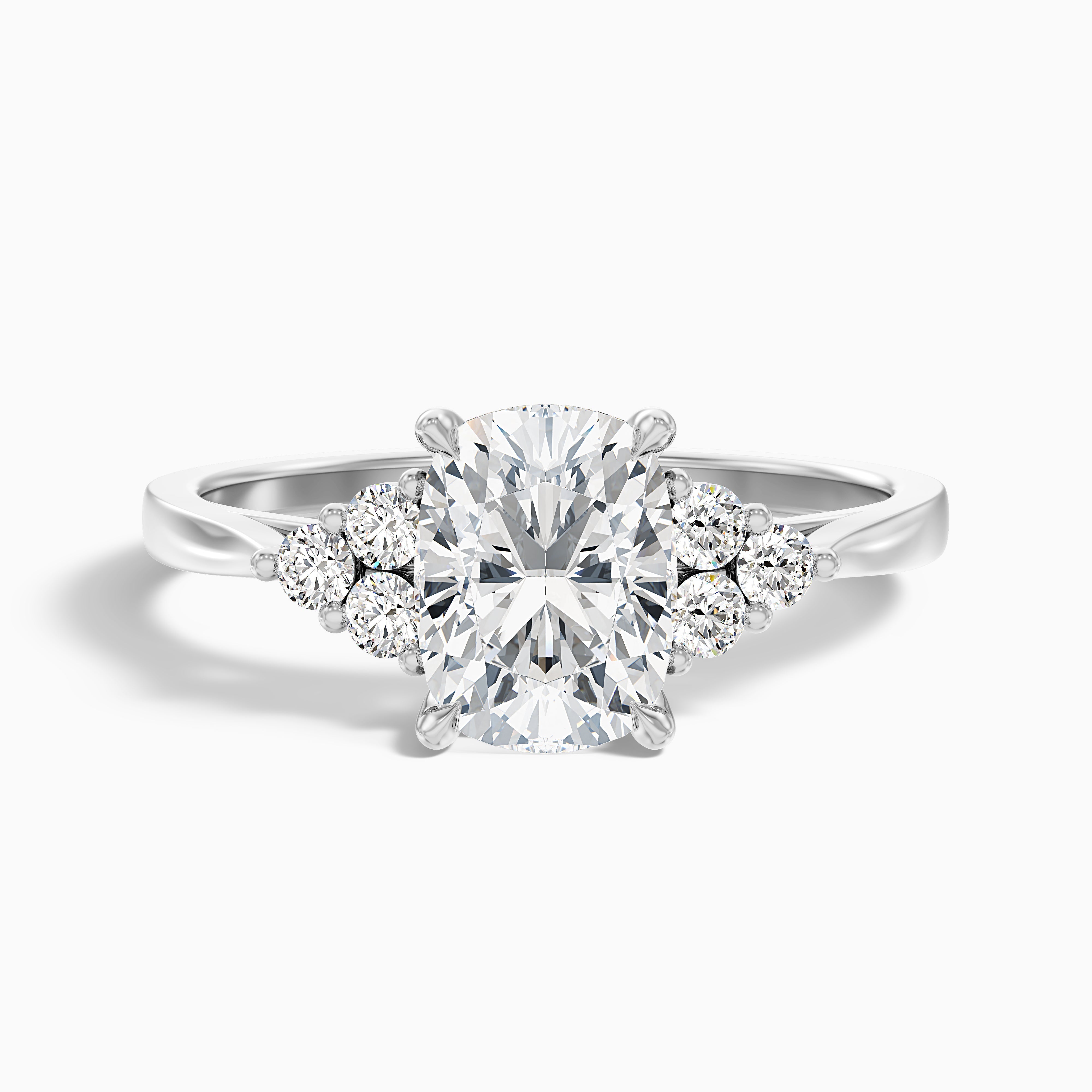 Eleanor Elongated Cushion Cut Vintage Inspired Lab Grown Diamond Ring