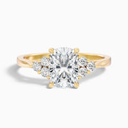 Eleanor Elongated Cushion Cut Vintage Inspired Lab Grown Diamond Ring