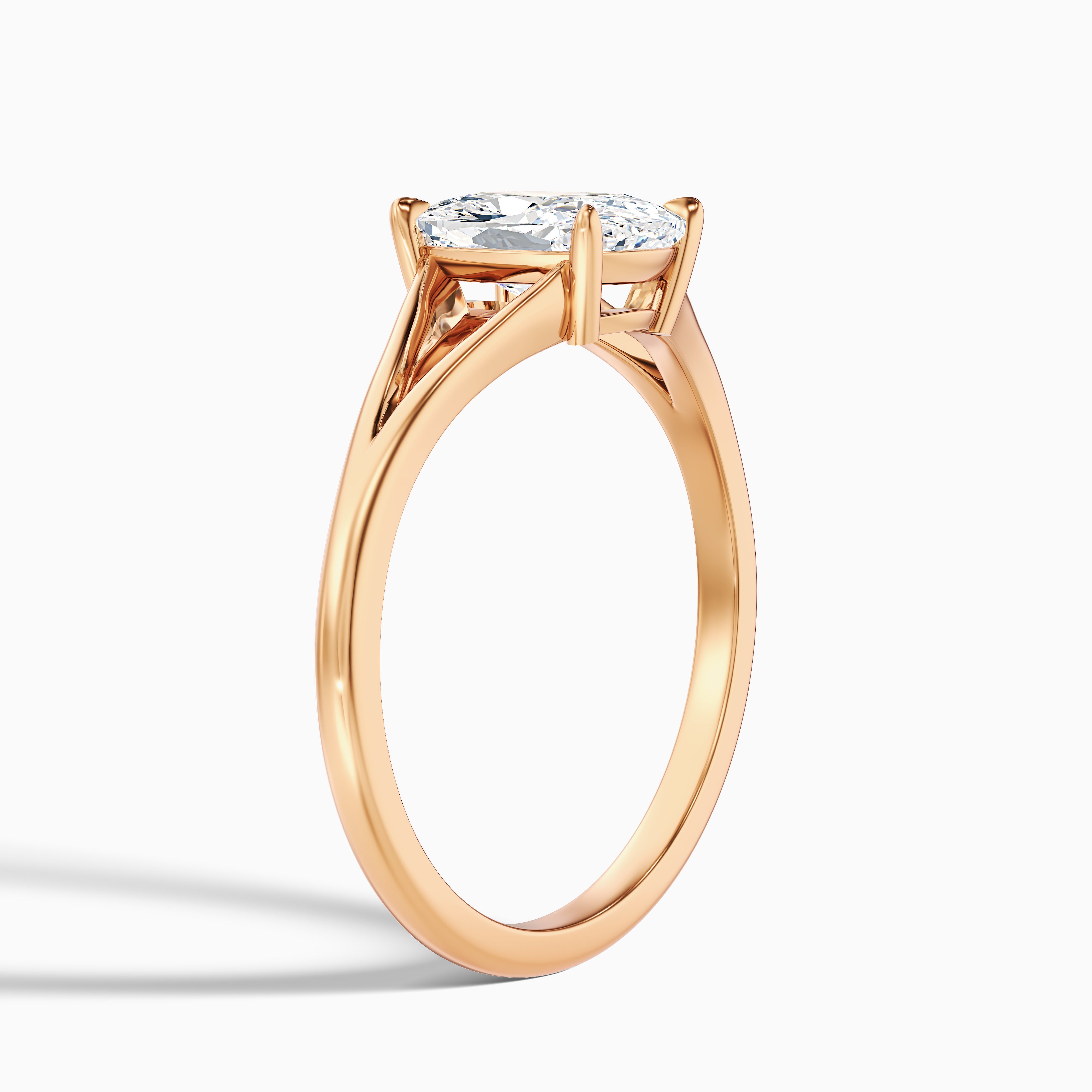 Harmony Elongated Cushion Cut Split Shank Moissanite Diamond Ring