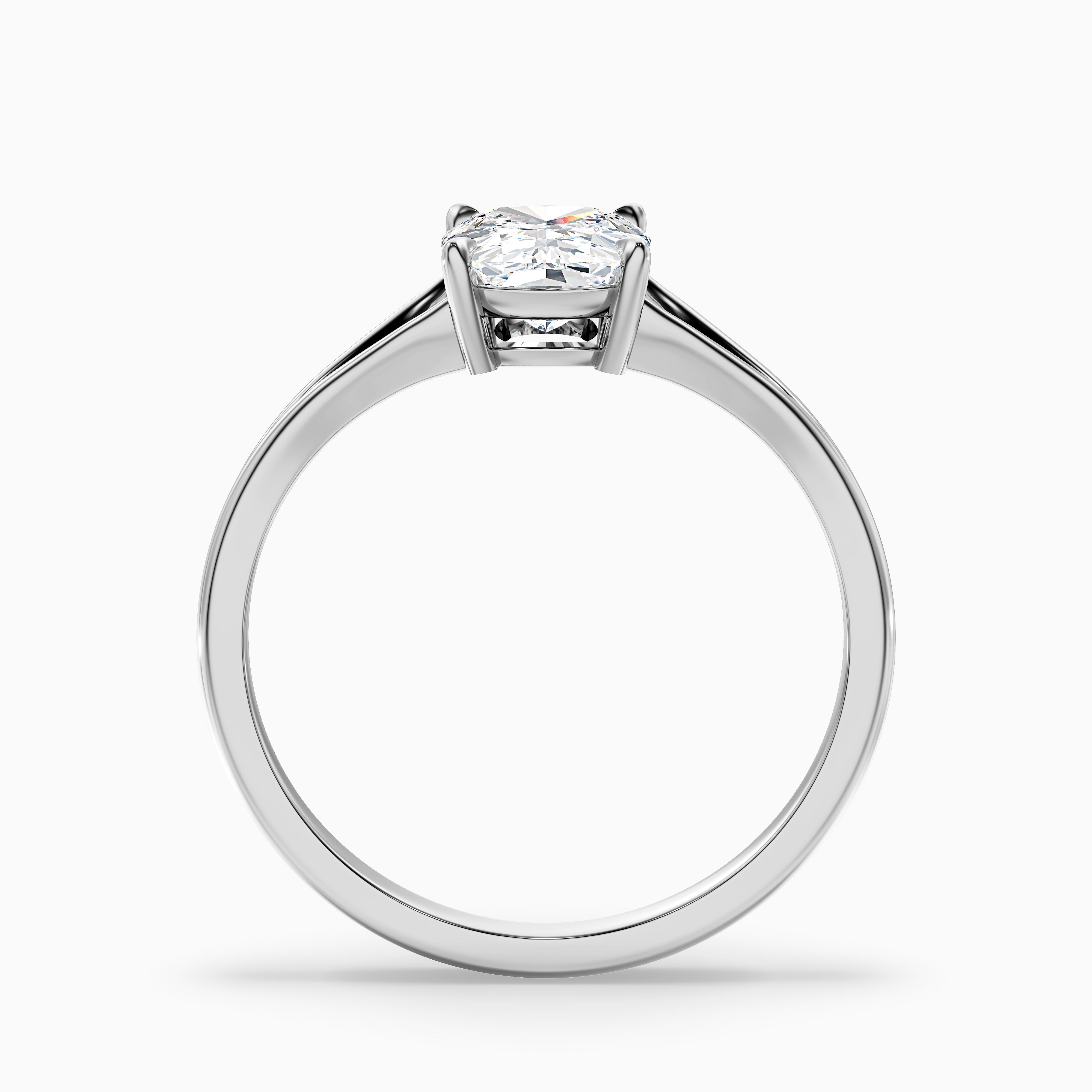 Harmony Elongated Cushion Cut Split Shank Moissanite Diamond Ring
