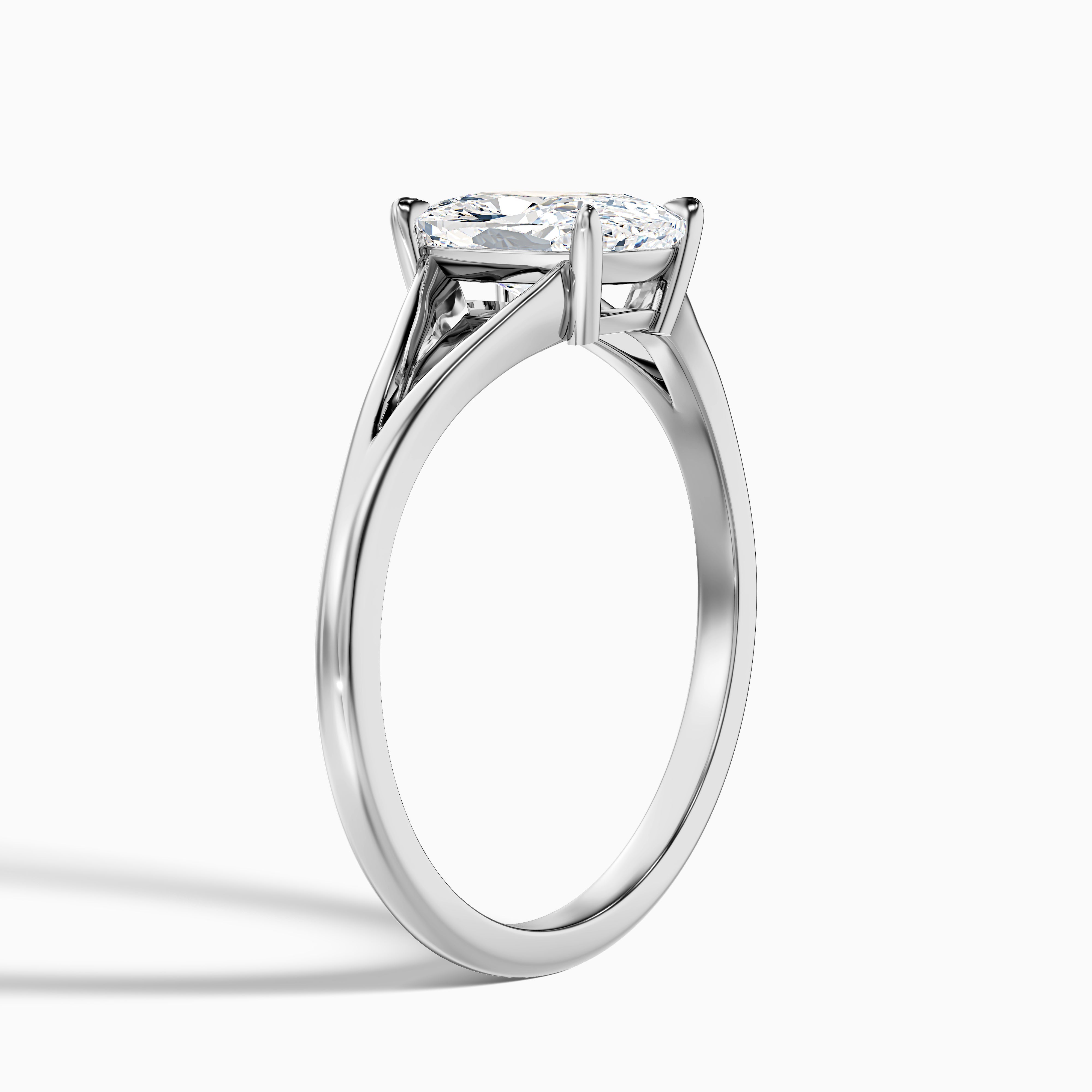 Harmony Elongated Cushion Cut Split Shank Lab Grown Diamond Ring