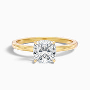 Ainsley Cushion Cut Low Profile Lab Grown Diamond Ring
